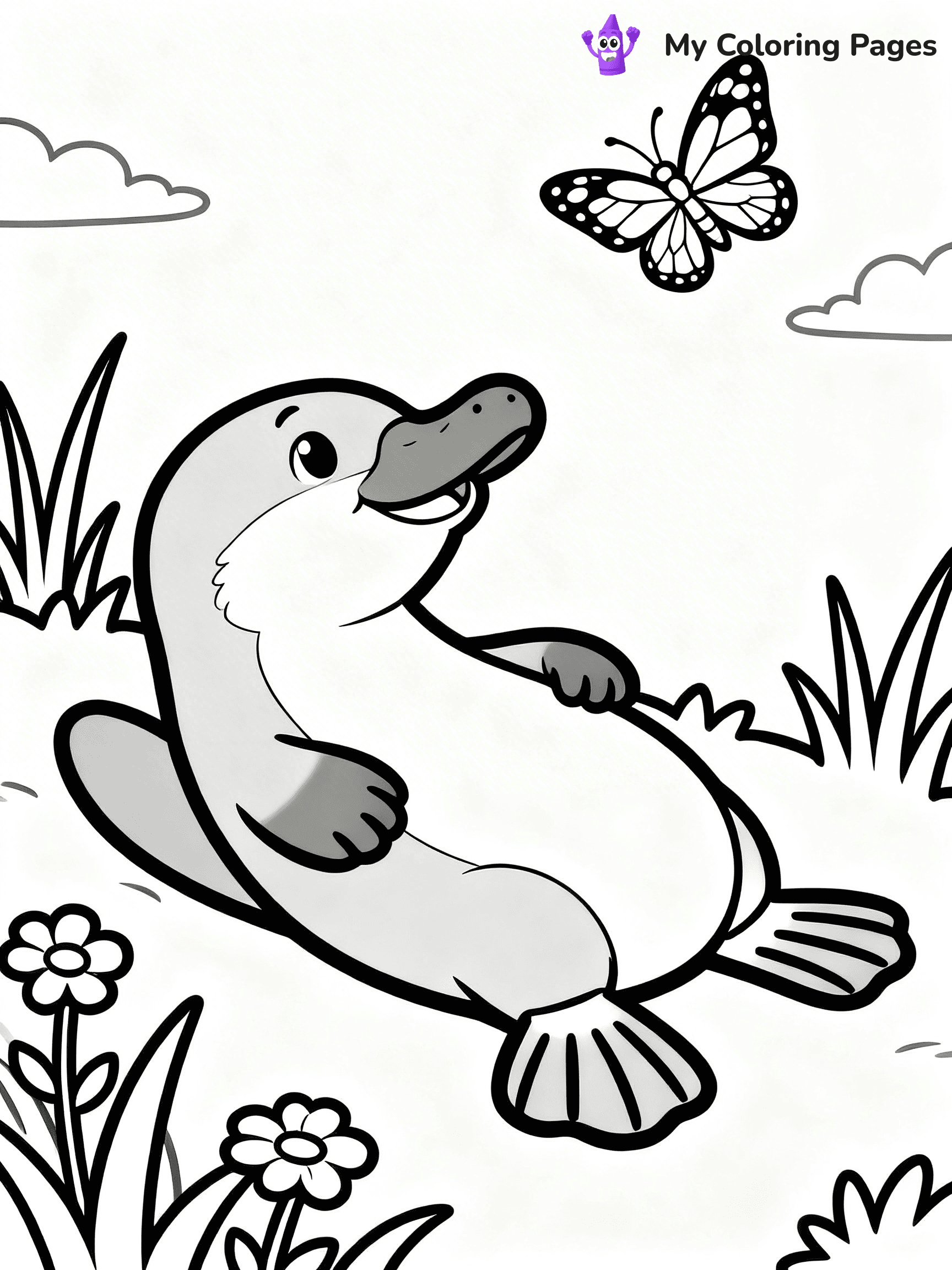 Platypus Coloring Pages - 19