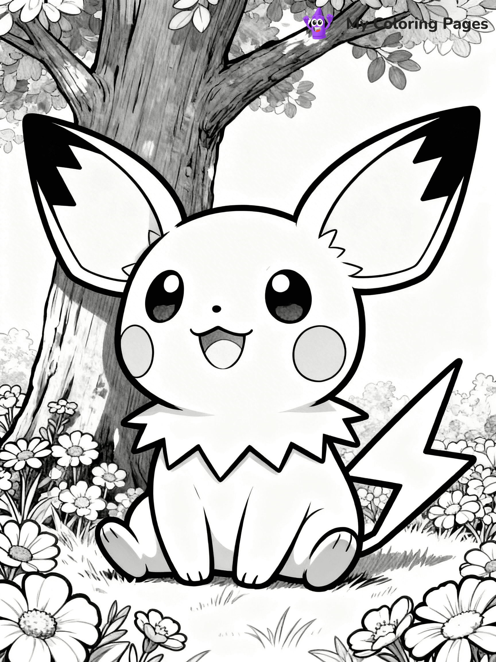 Pichu Coloring Pages - 24