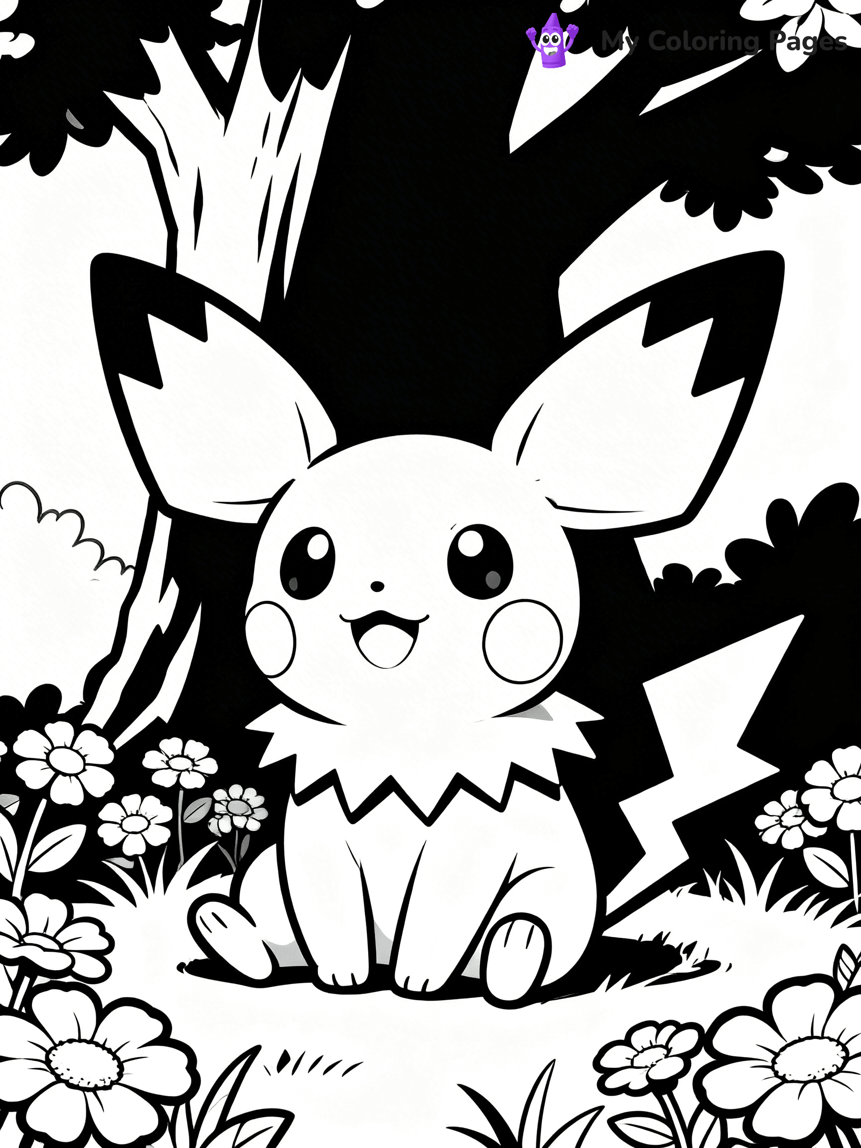 Pichu Coloring Pages - 23