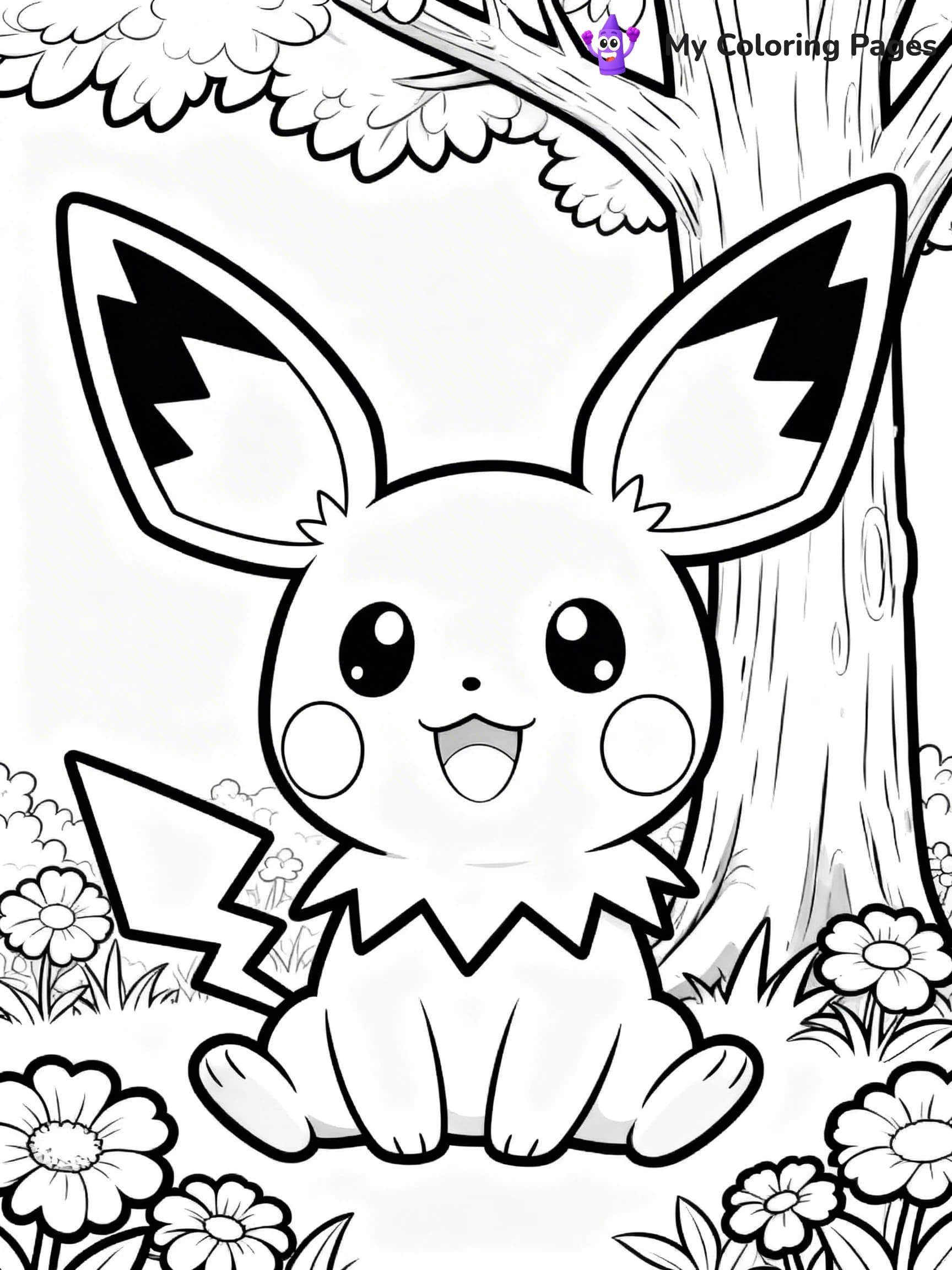 Pichu Coloring Pages - 22