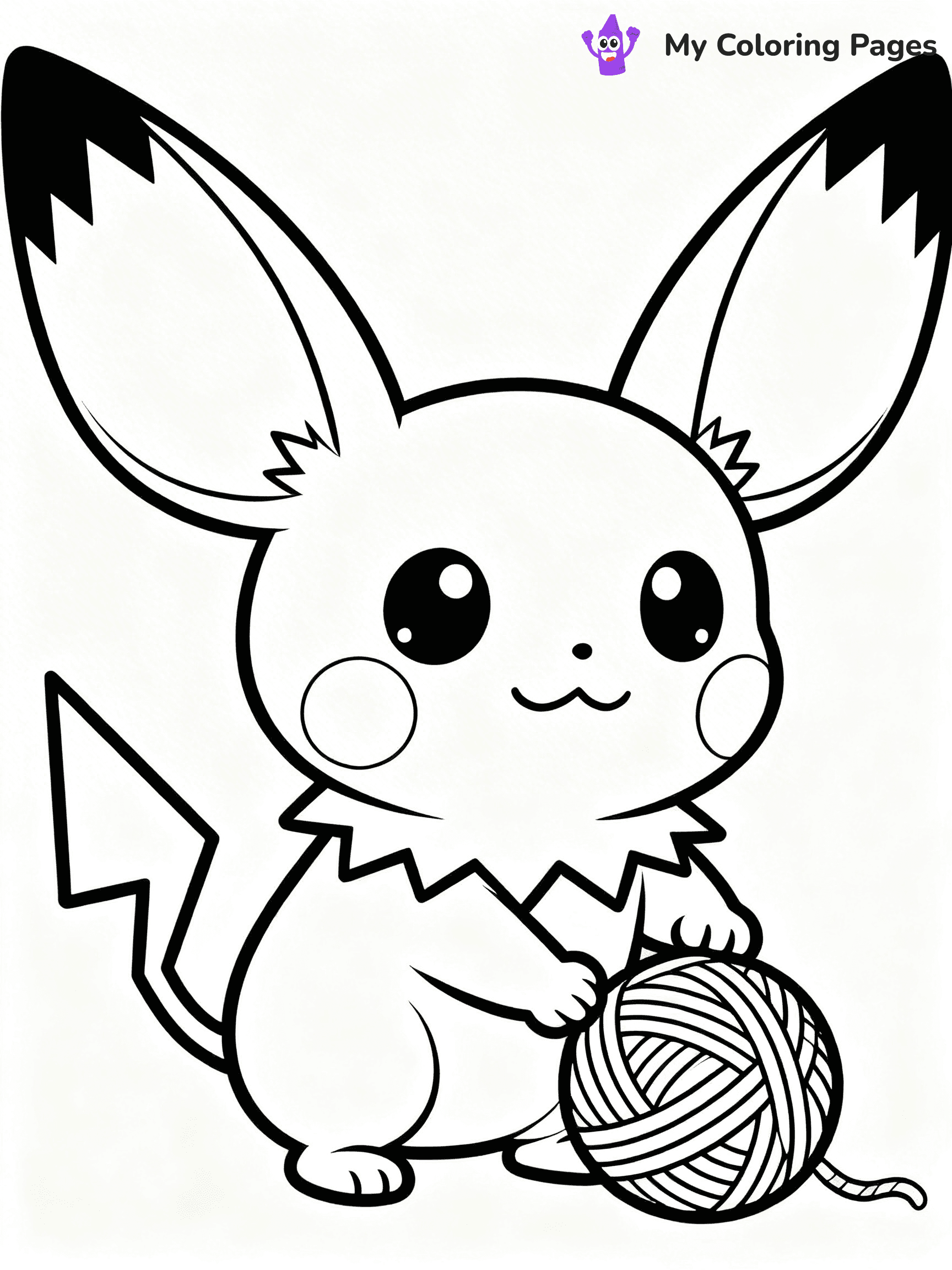 Pichu Coloring Pages - 19