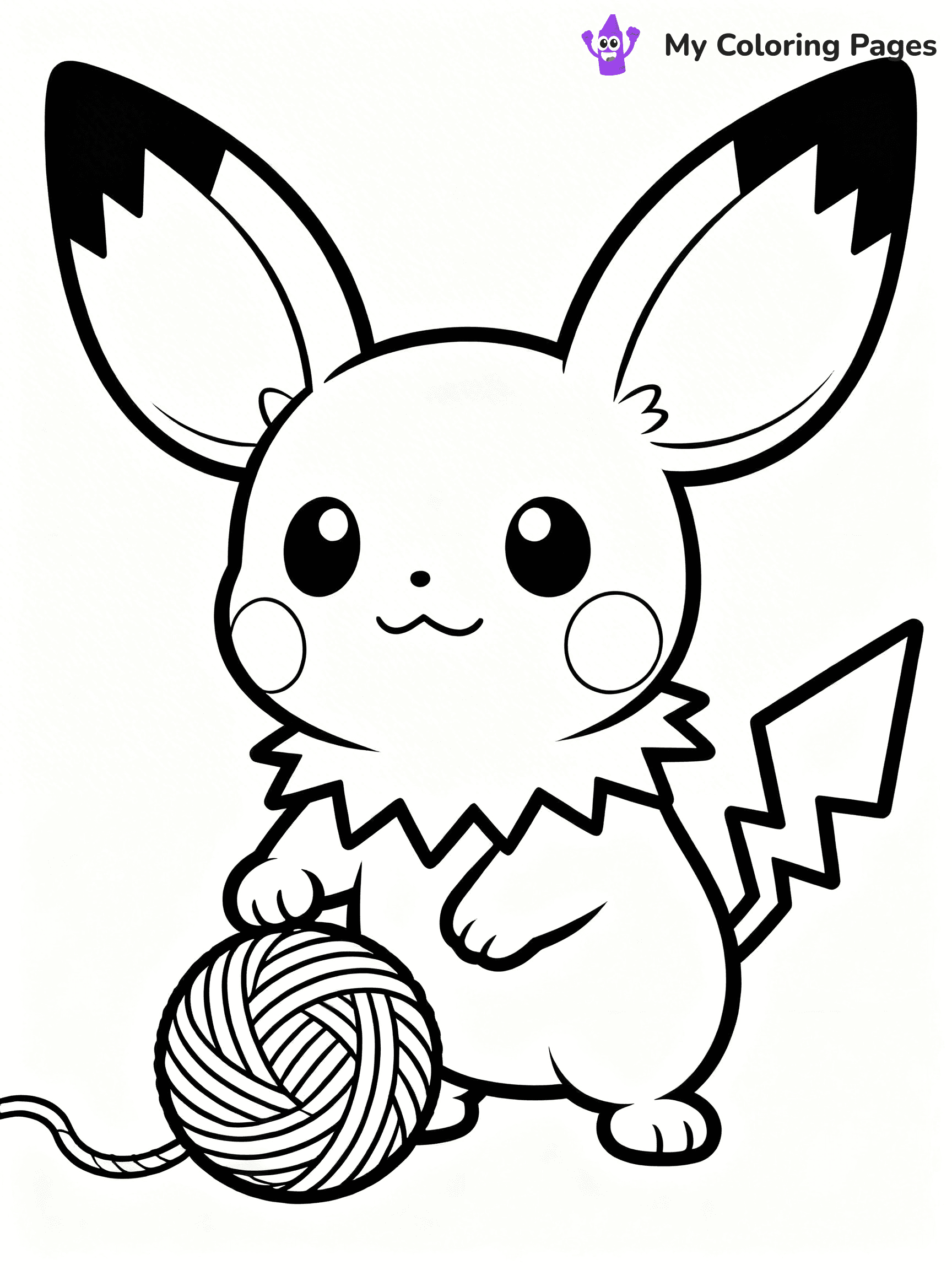Pichu Coloring Pages - 18
