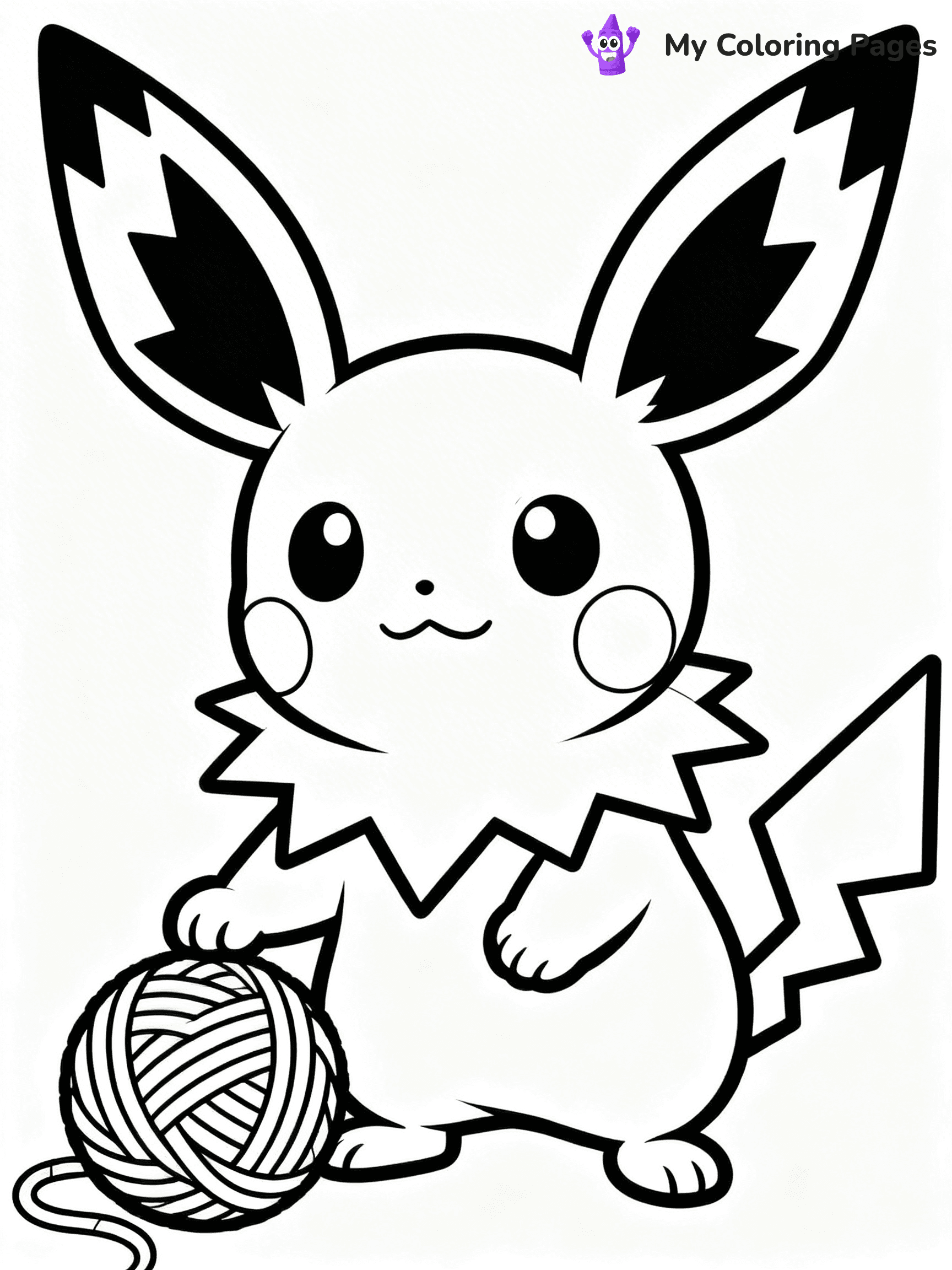 Pichu Coloring Pages - 17