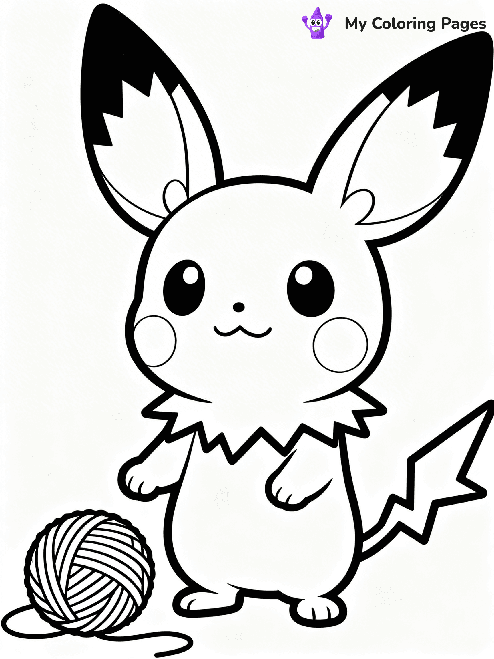 Pichu Coloring Pages - 16