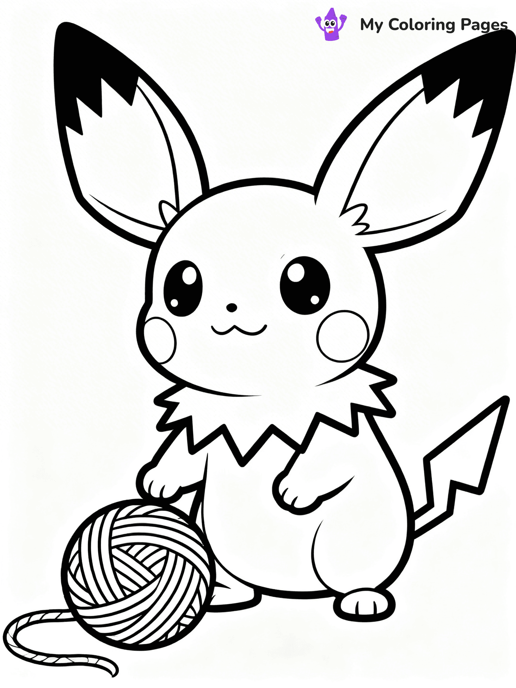 Pichu Coloring Pages - 15