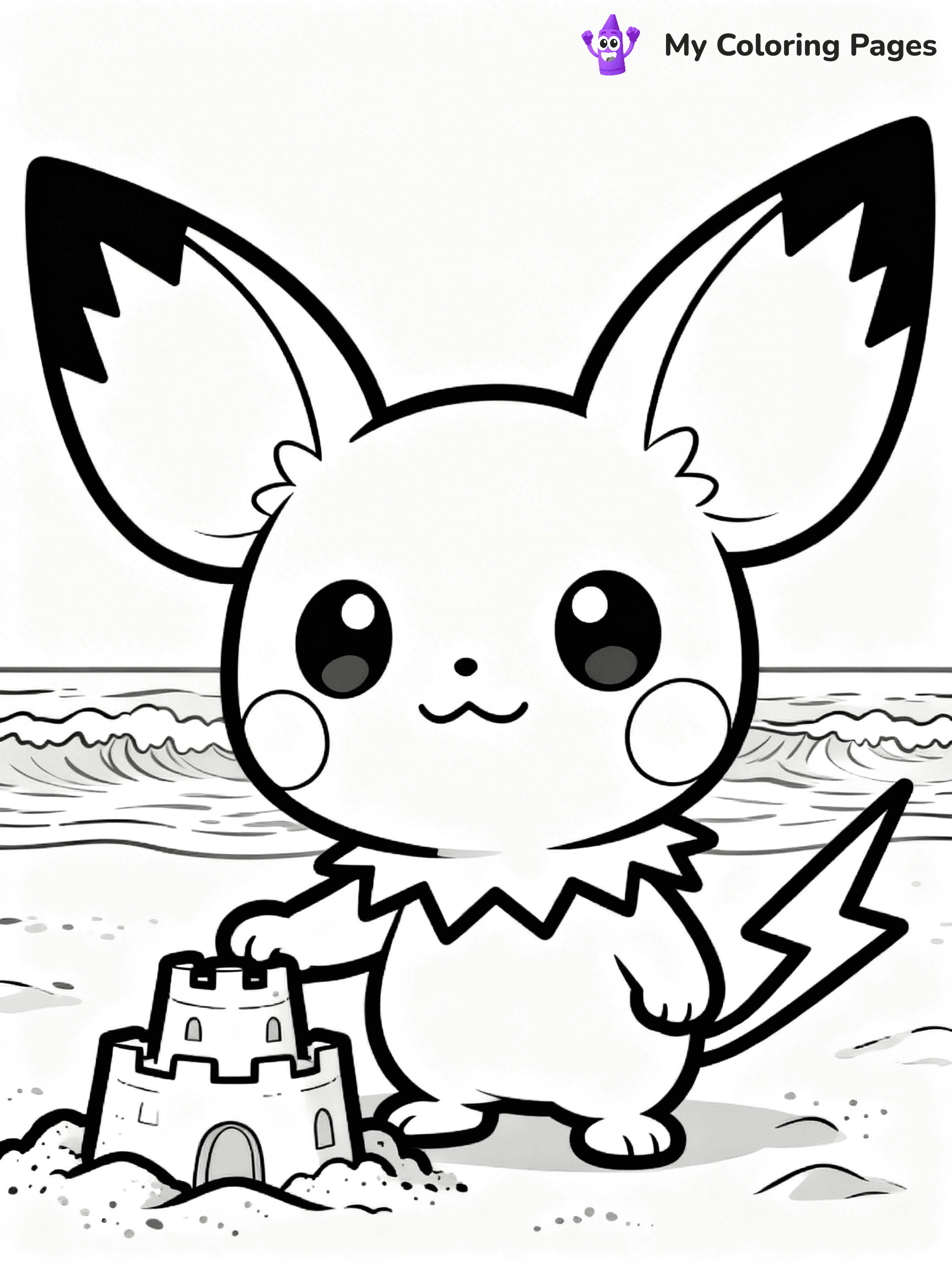 Pichu Coloring Pages - 12