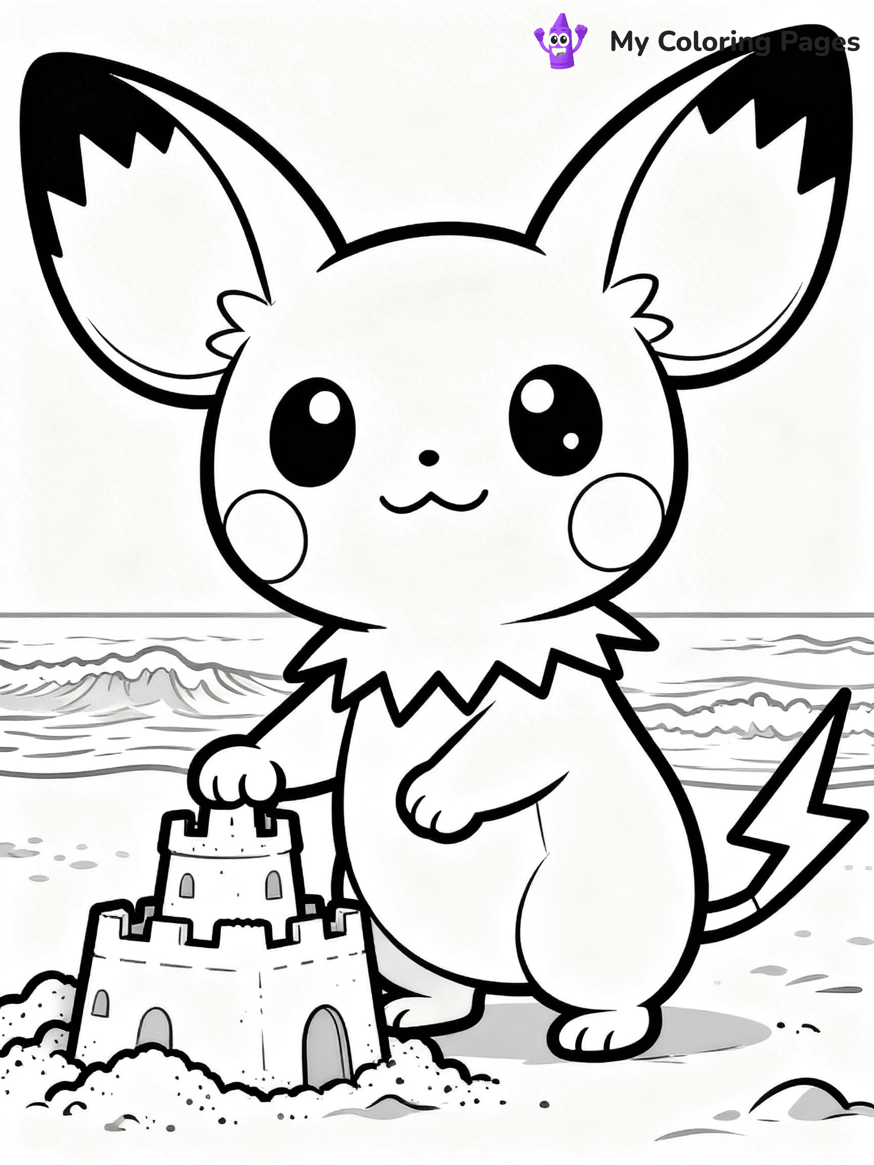 Pichu Coloring Pages - 8
