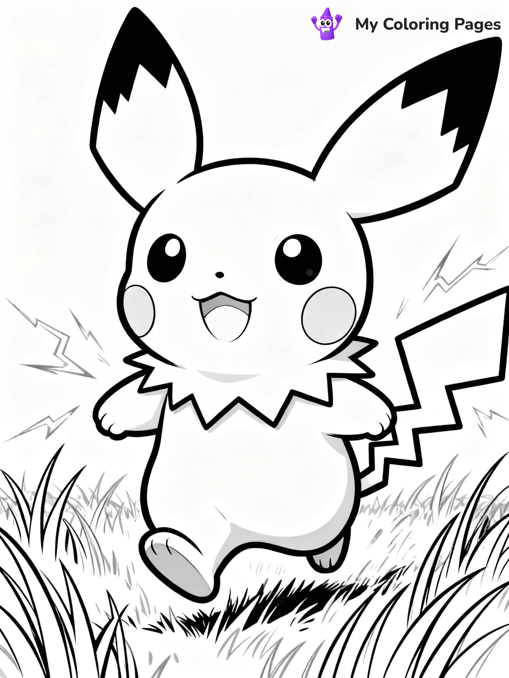 Pichu Coloring Pages - 2