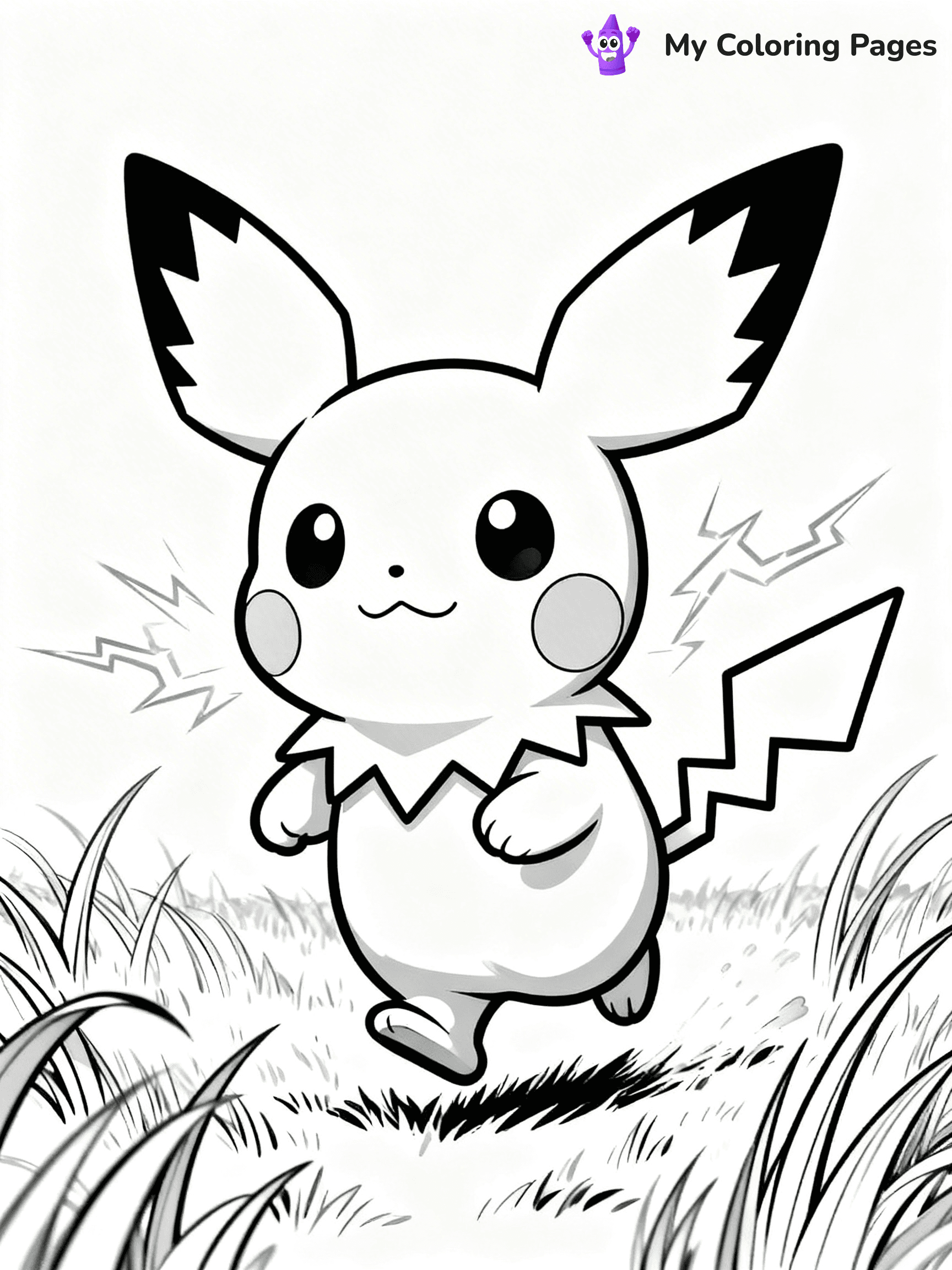 Pichu Coloring Pages - 1