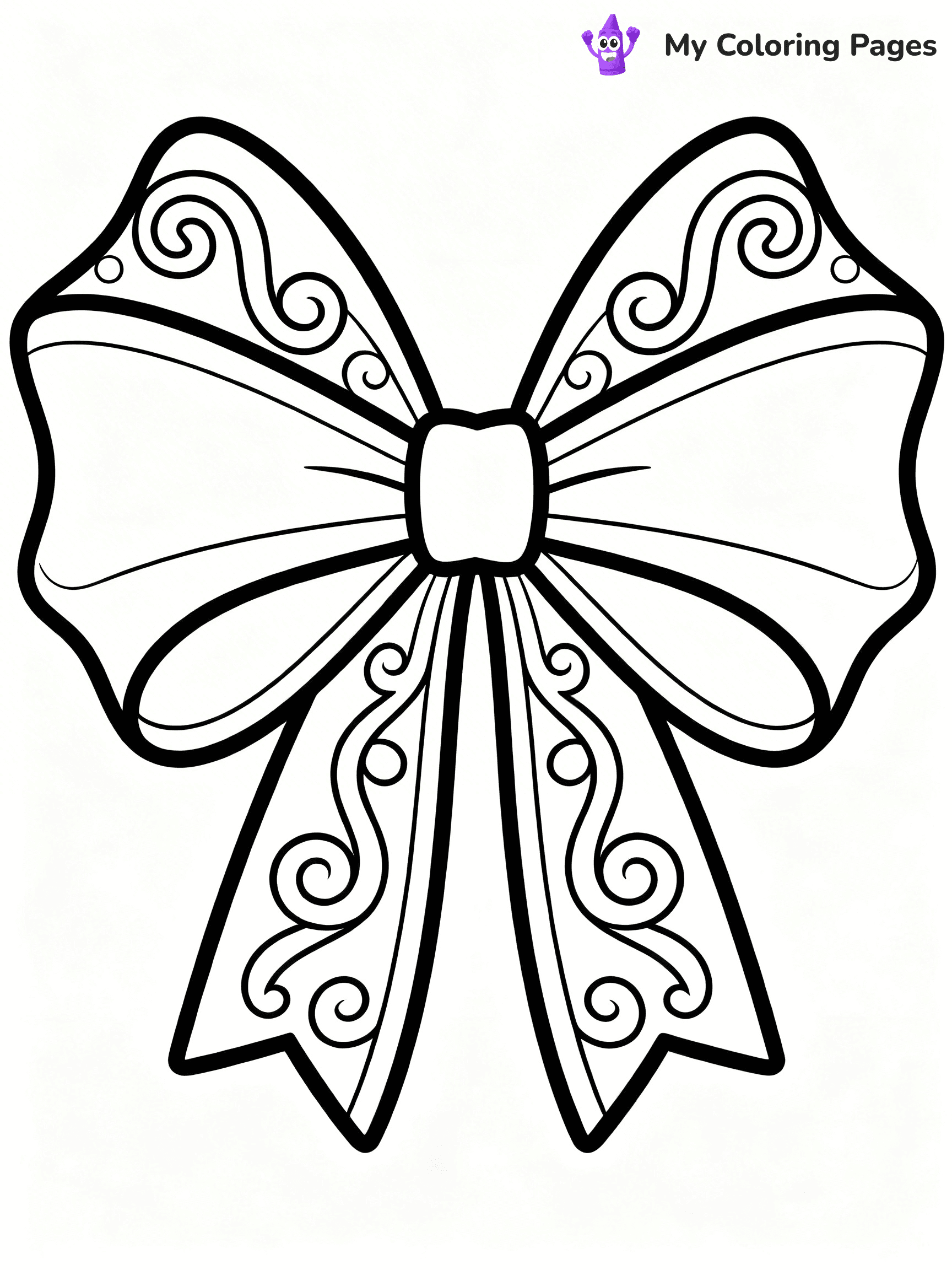 Bow Coloring Pages - 24