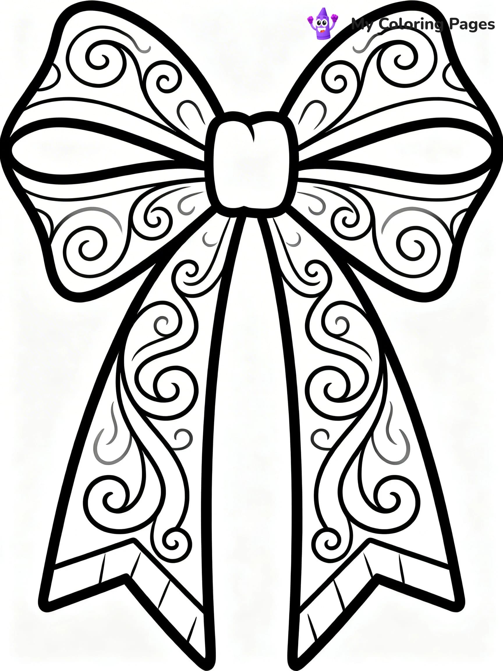 Bow Coloring Pages - 21