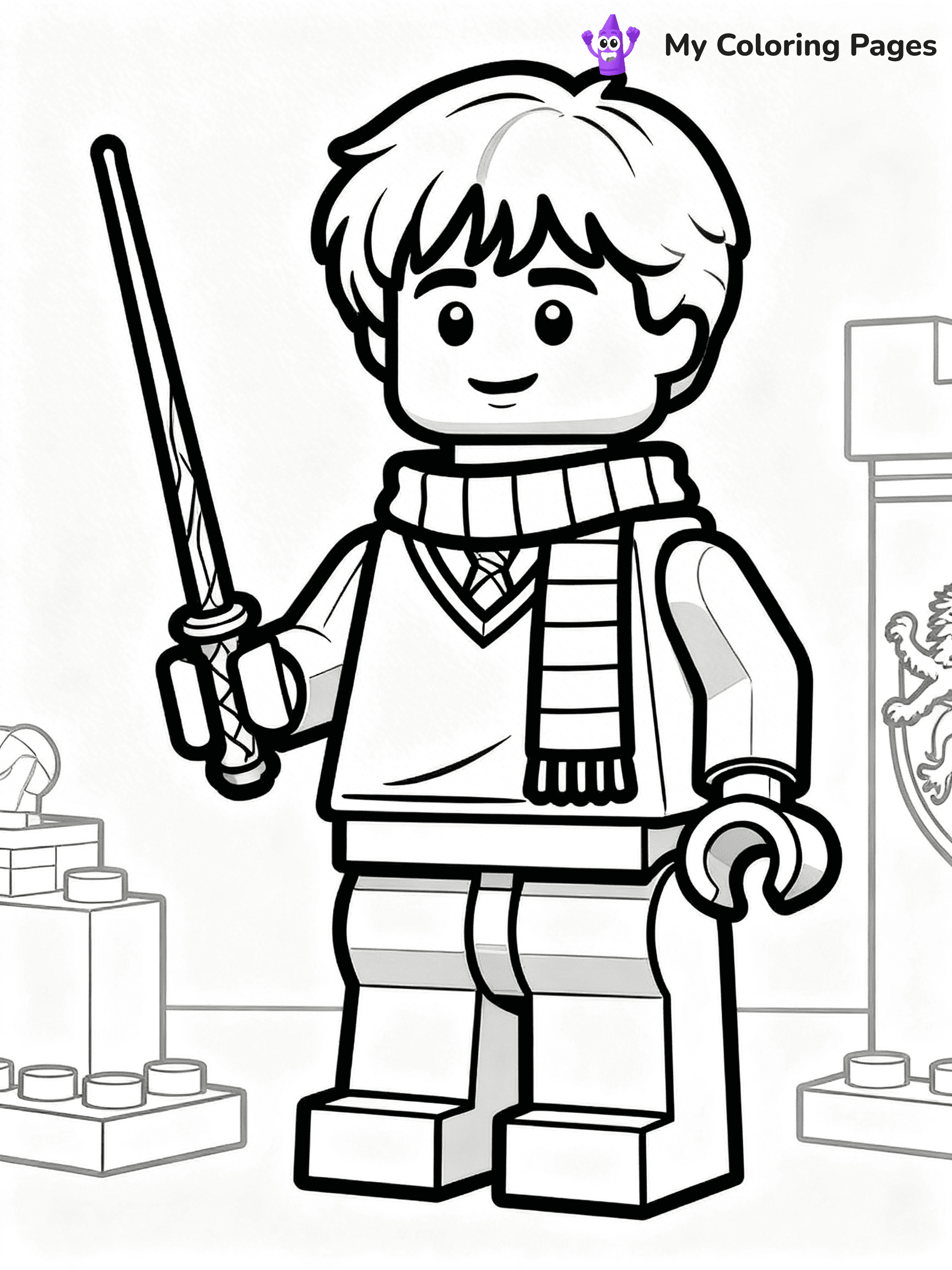 Lego Harry Potter Coloring Pages - 8