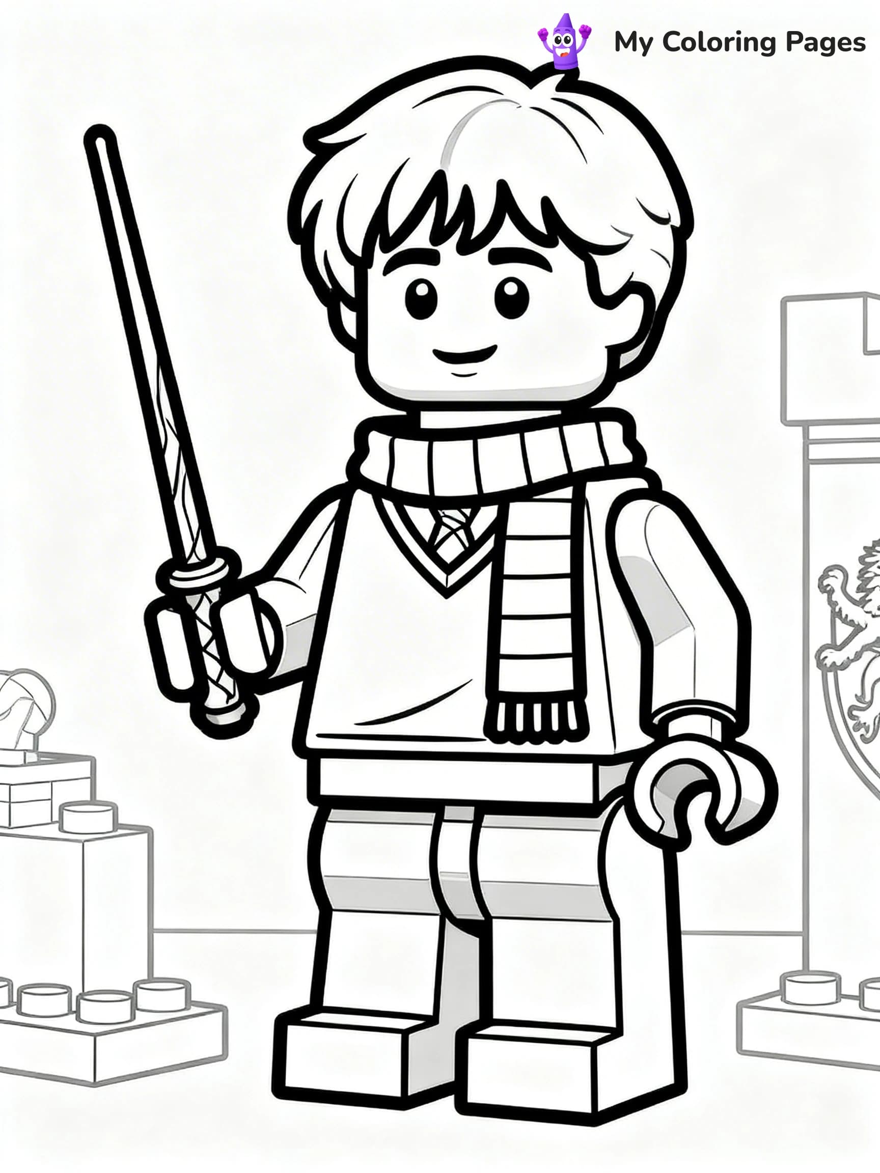Lego Harry Potter Coloring Pages - 8
