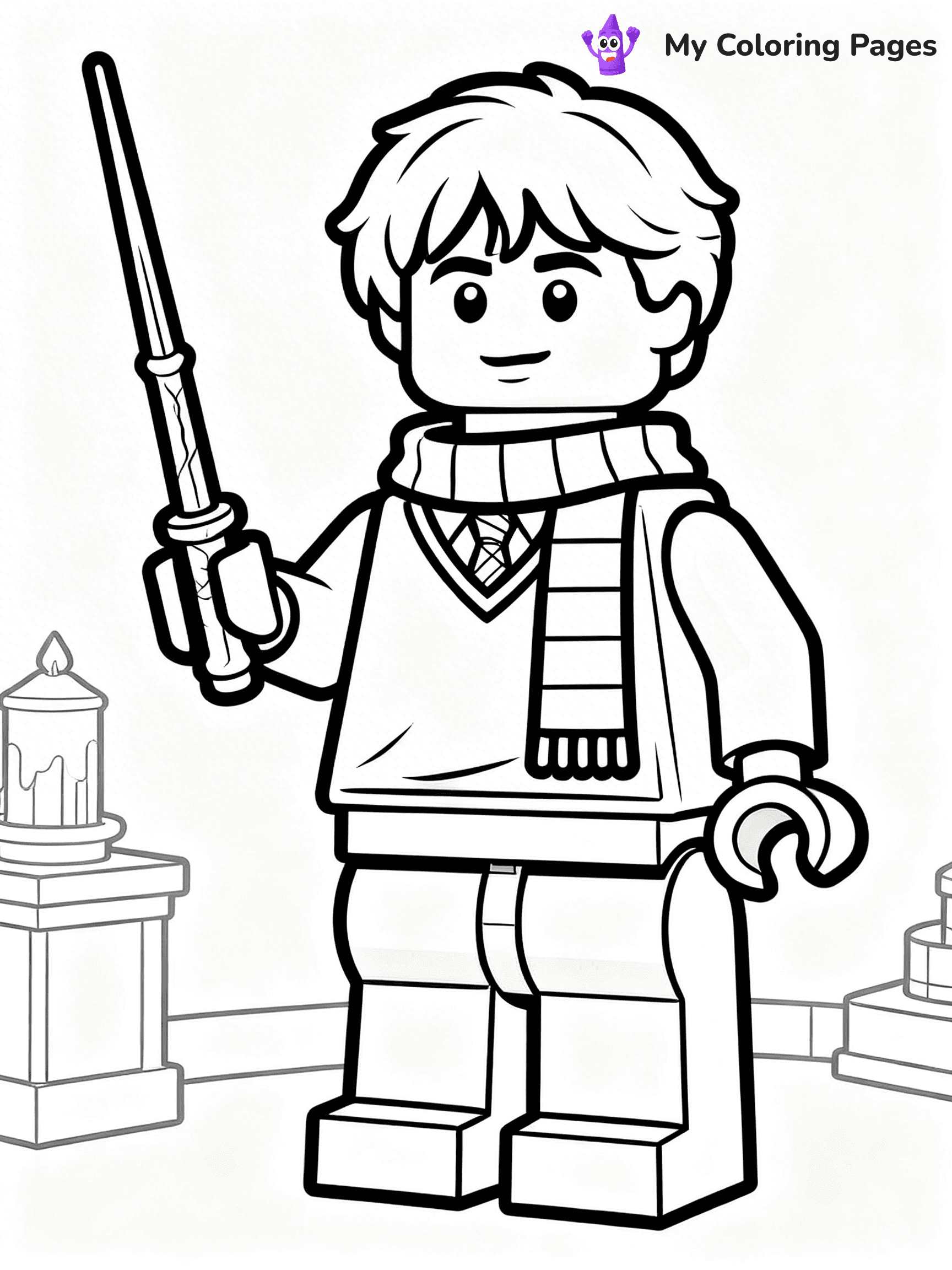 Lego Harry Potter Coloring Pages - 7