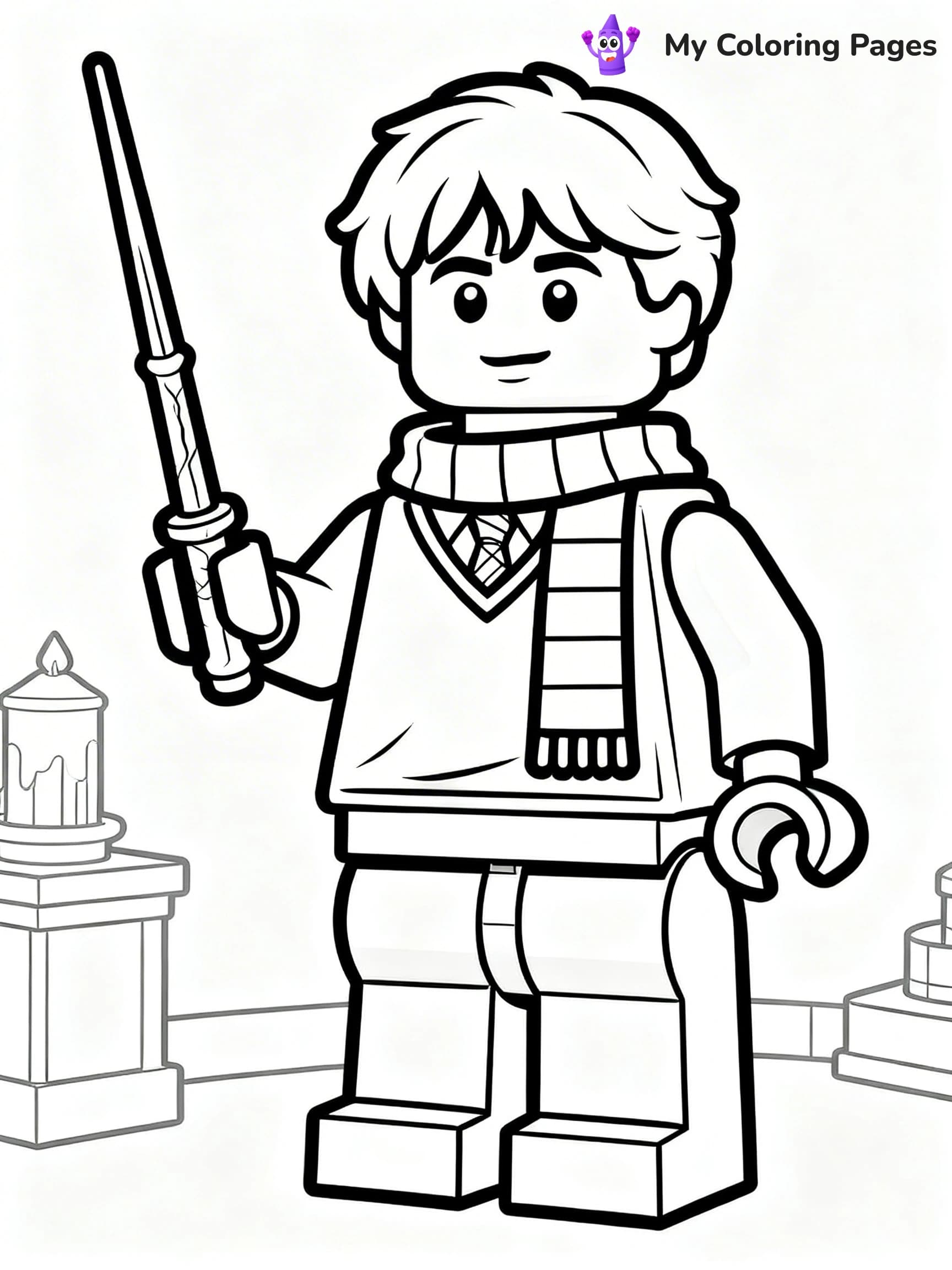 Lego Harry Potter Coloring Pages - 7