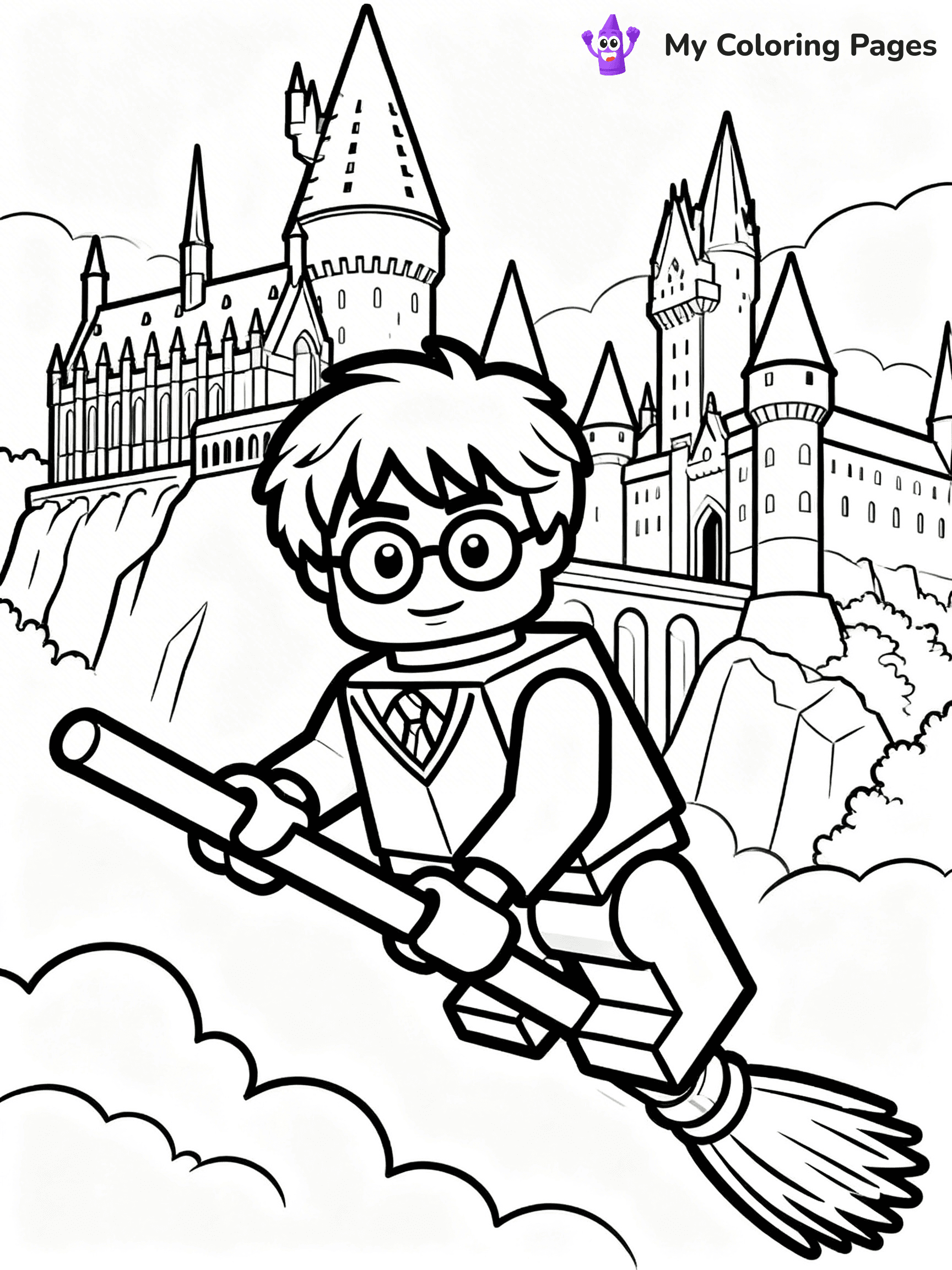 Lego Harry Potter Coloring Pages - 4