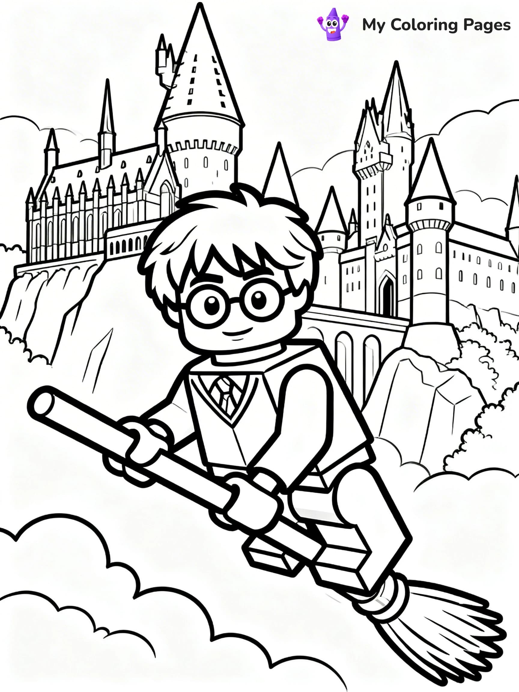 Lego Harry Potter Coloring Pages - 4