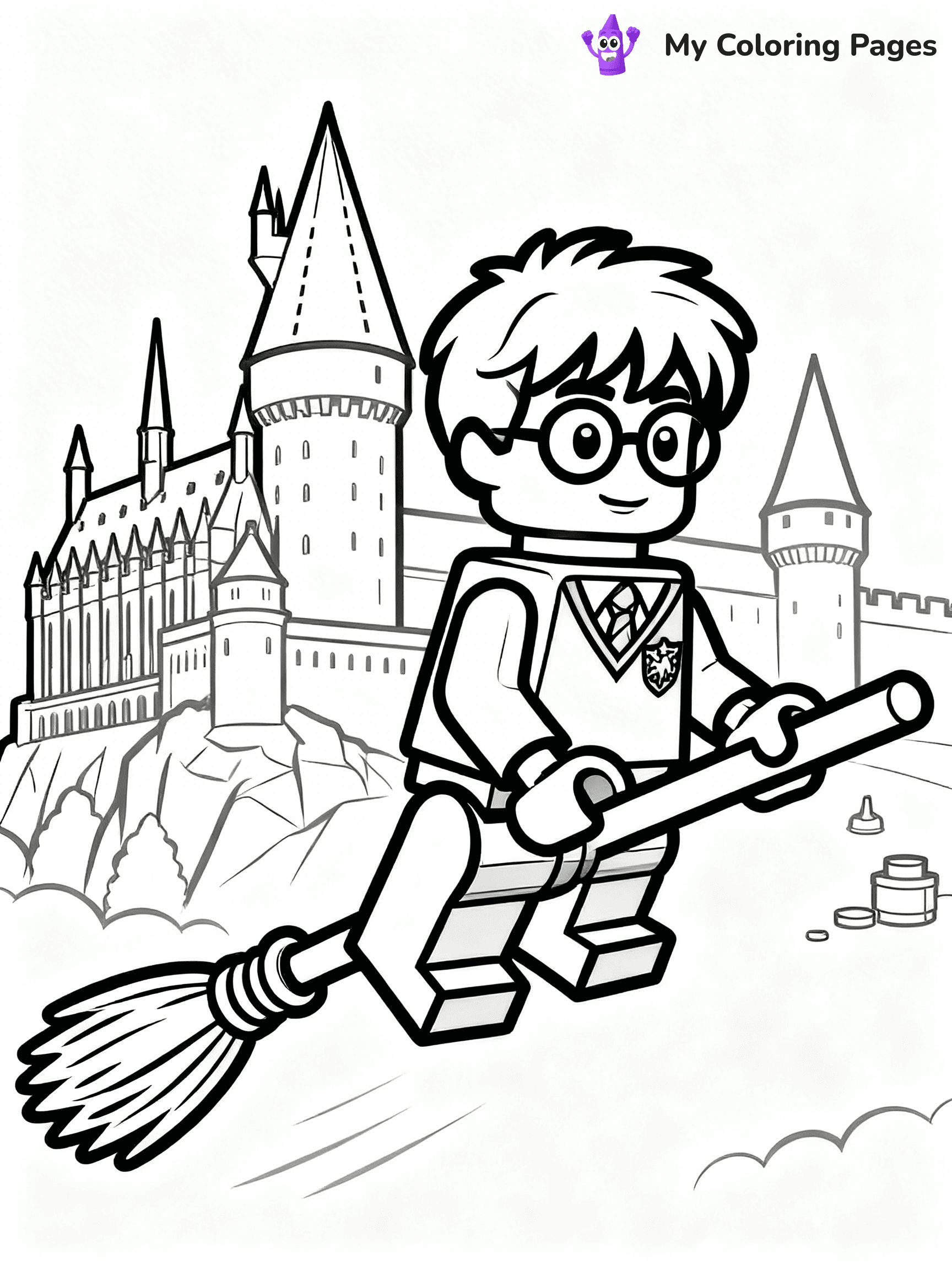 Lego Harry Potter Coloring Pages - 3