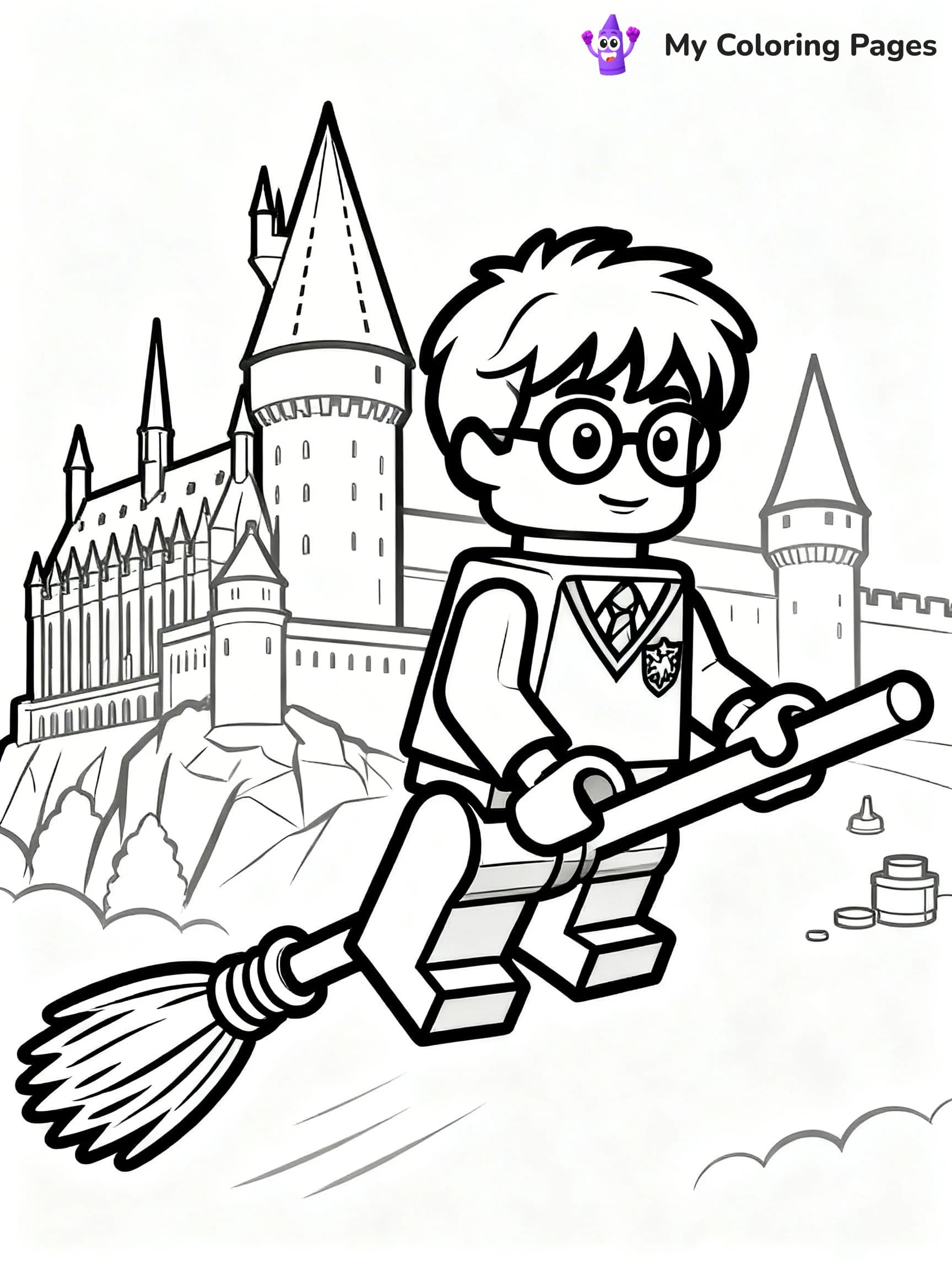 Lego Harry Potter Coloring Pages - 3