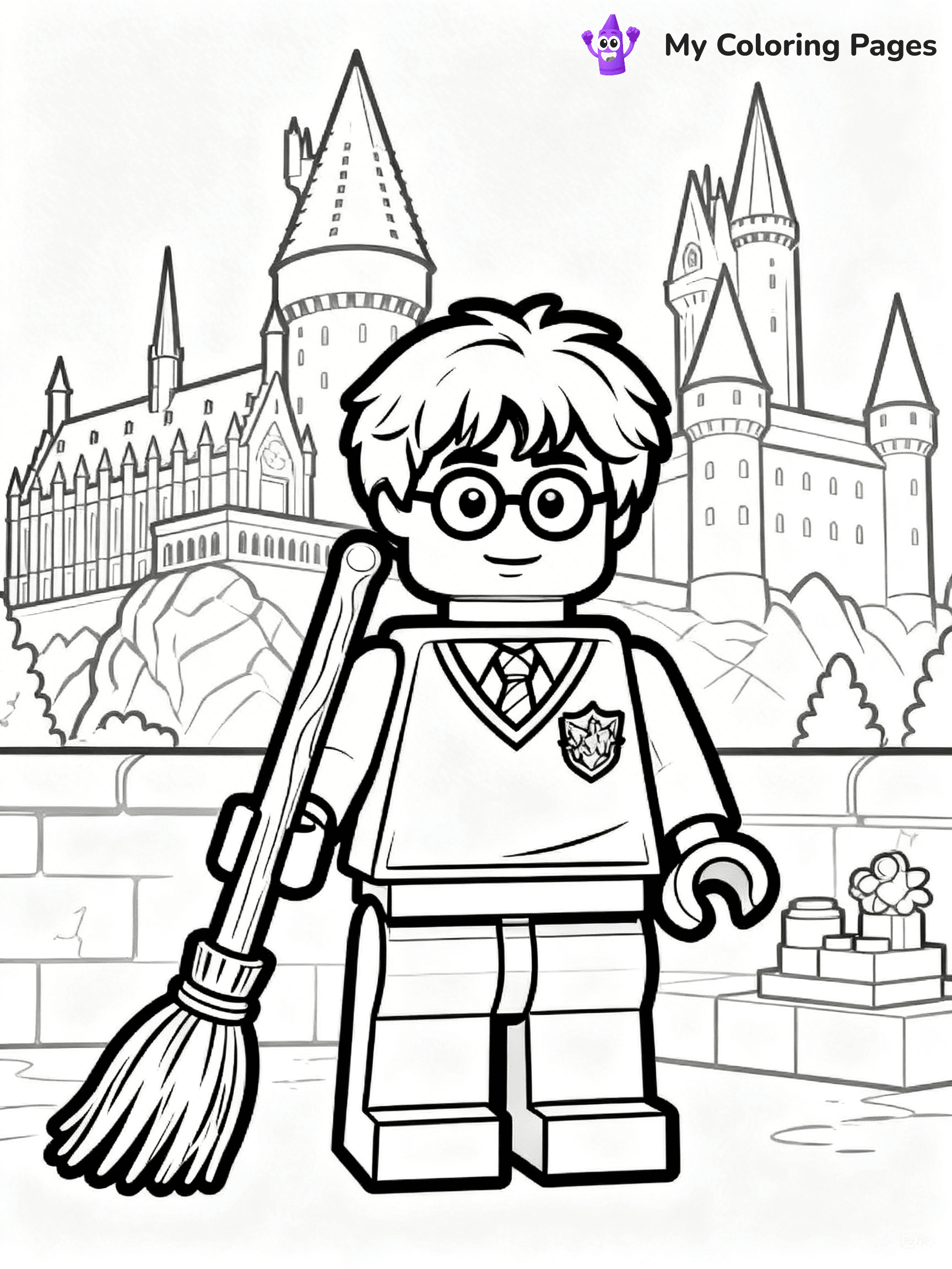 Lego Harry Potter Coloring Pages - 2