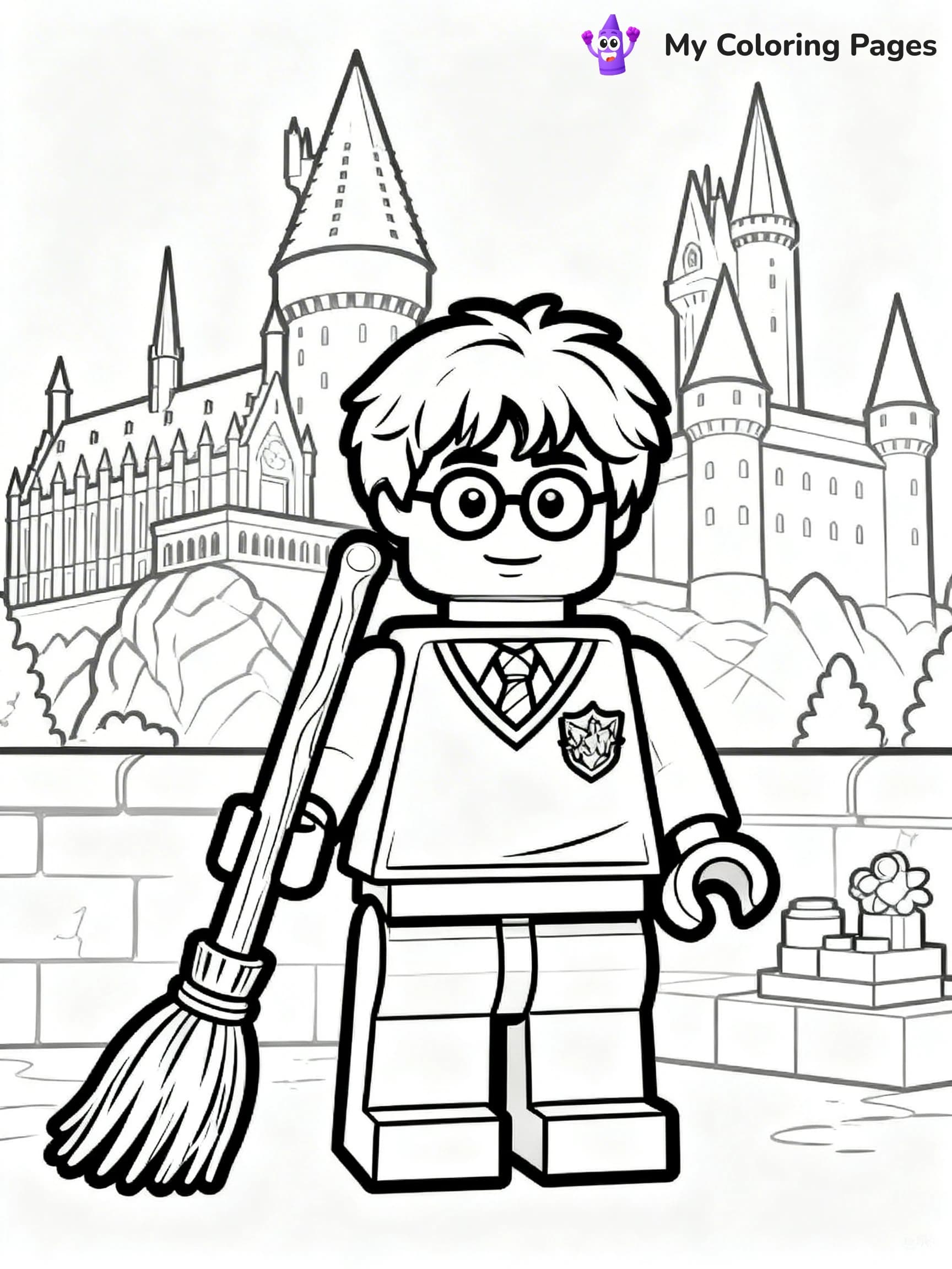 Lego Harry Potter Coloring Pages - 2