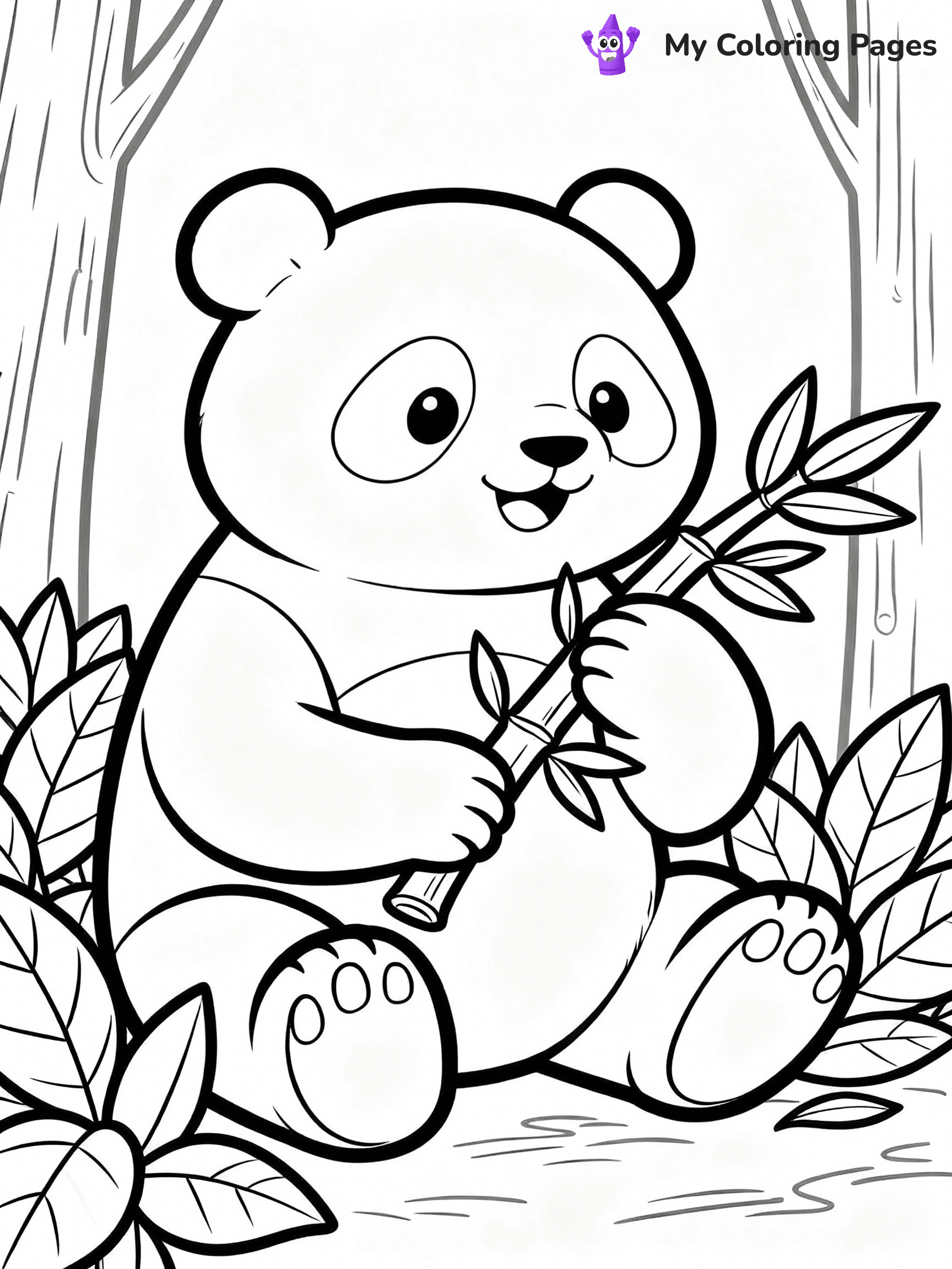 Panda Coloring Pages - 41