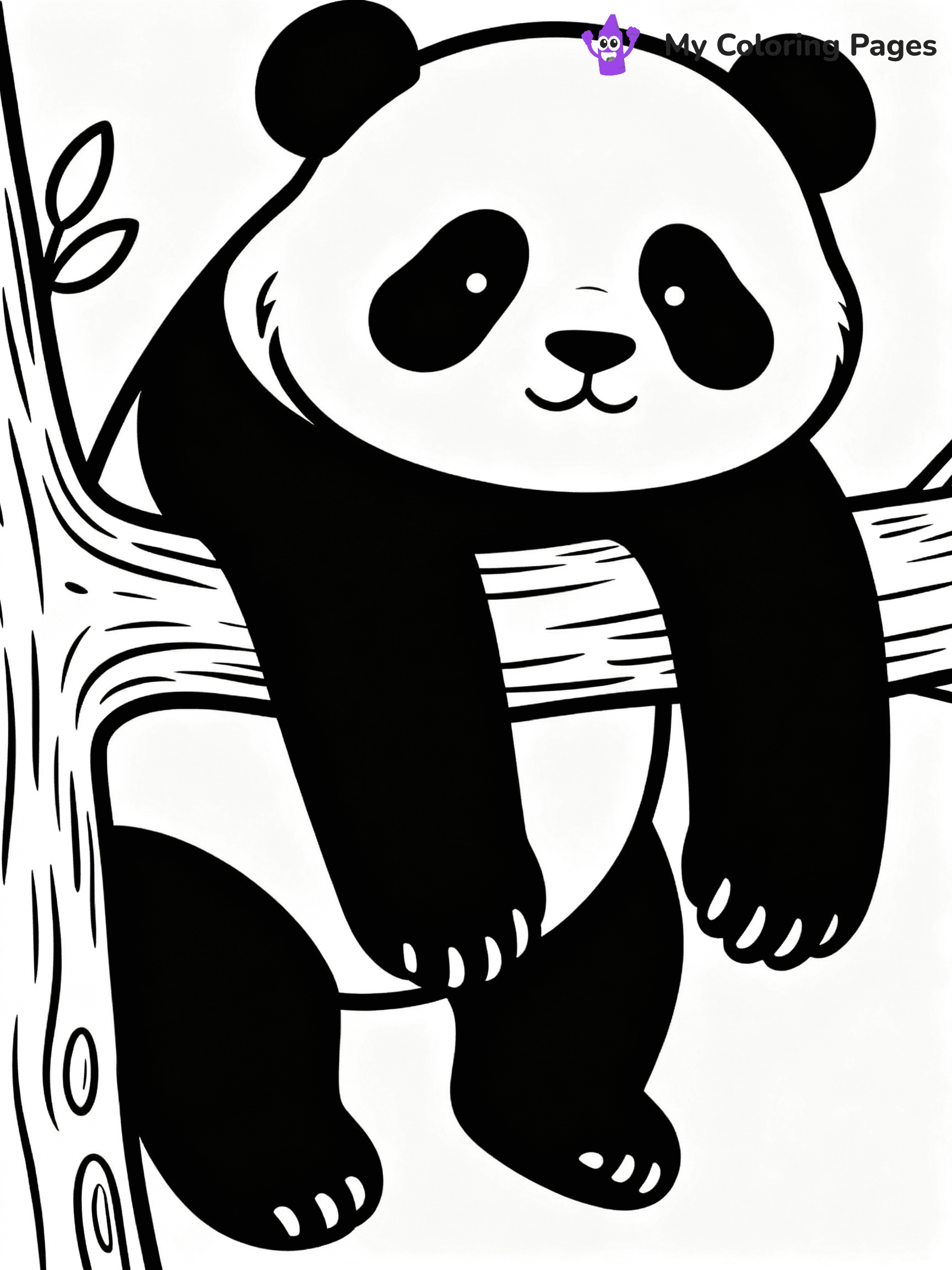 Panda Coloring Pages - 33