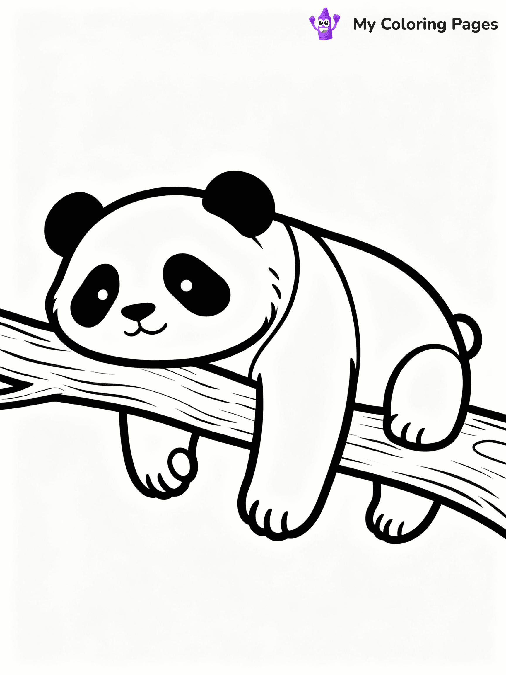 Panda Coloring Pages - 30