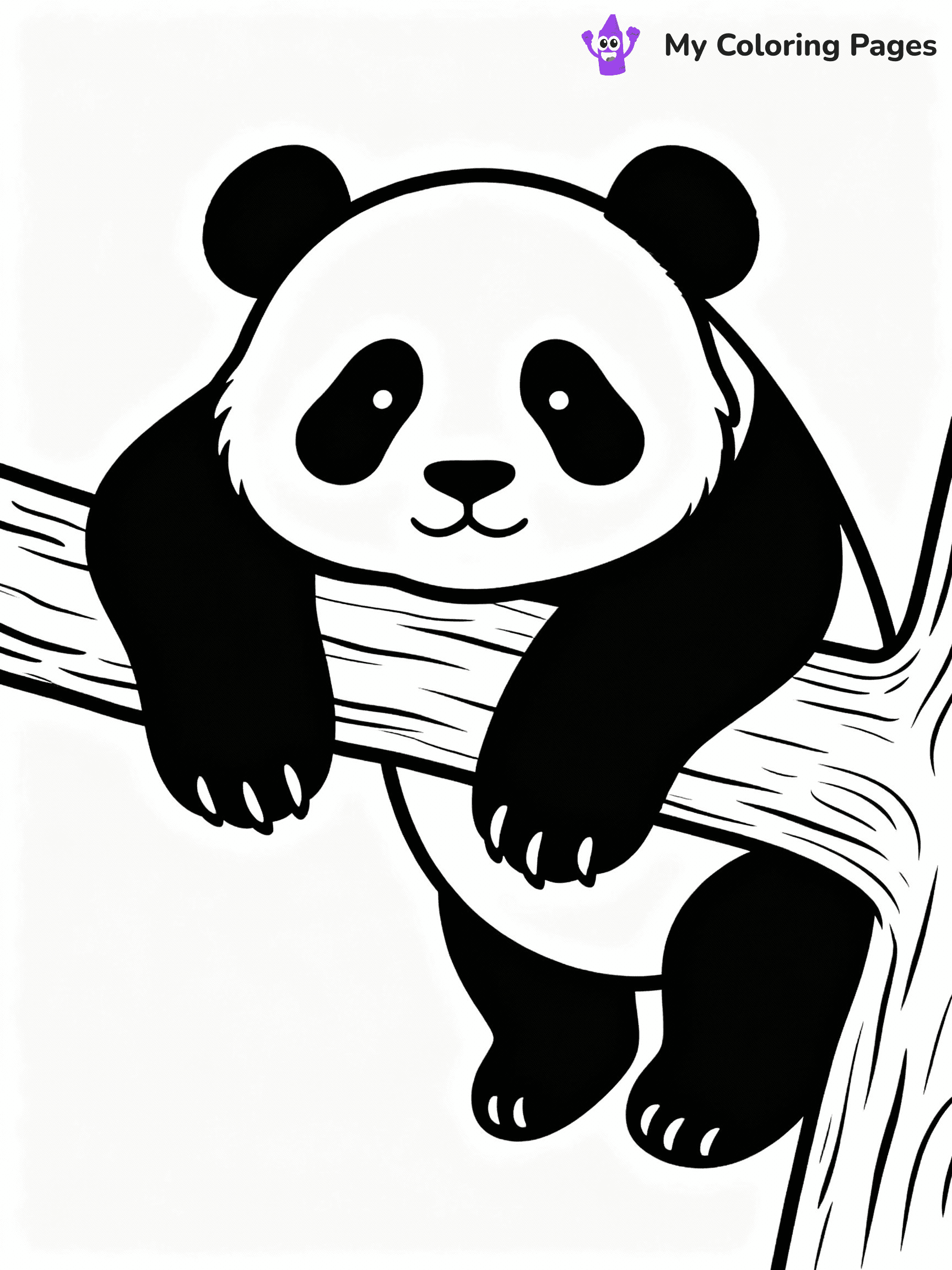 Panda Coloring Pages - 29