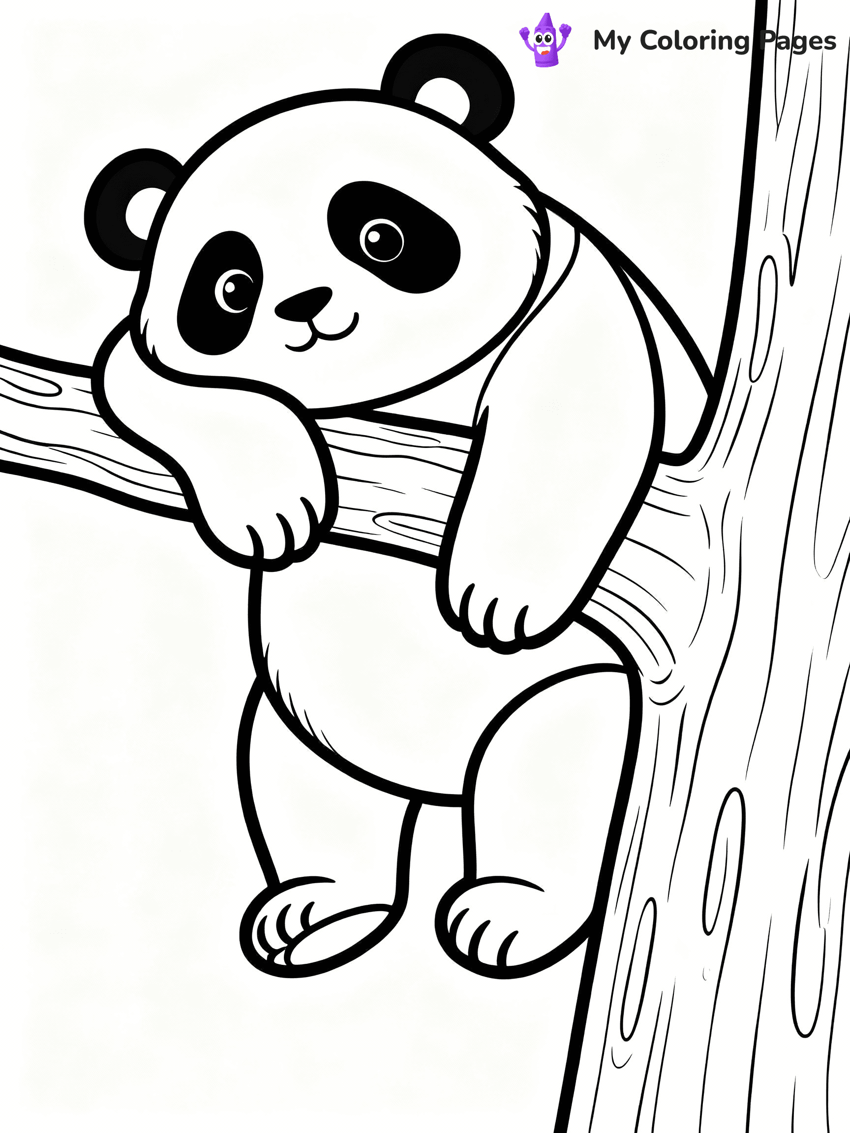 Panda Coloring Pages - 27