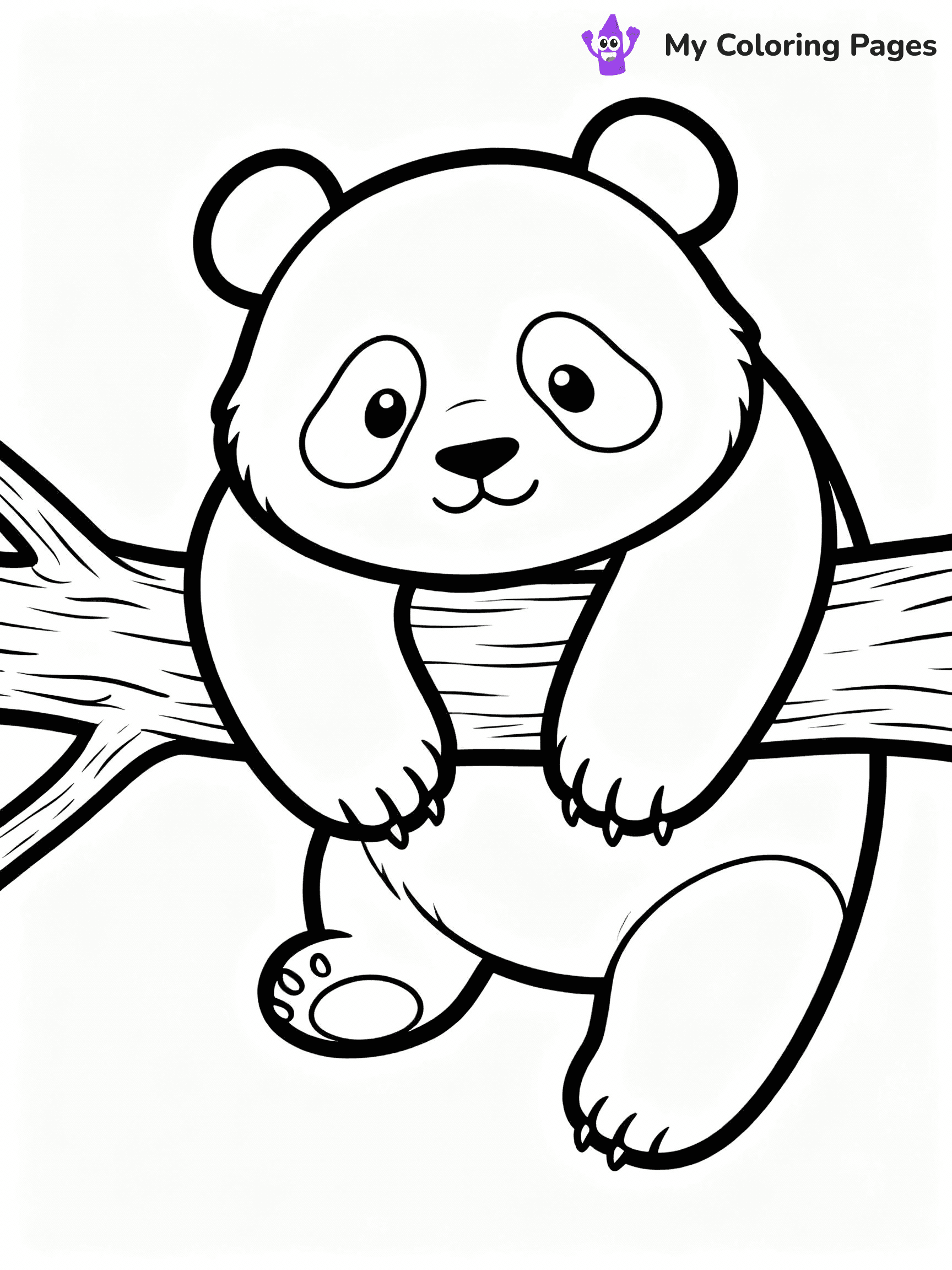 Panda Coloring Pages - 26