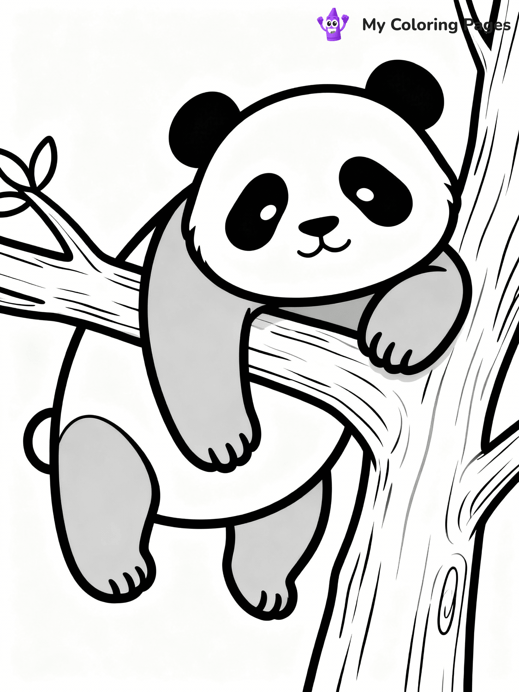Panda Coloring Pages - 25