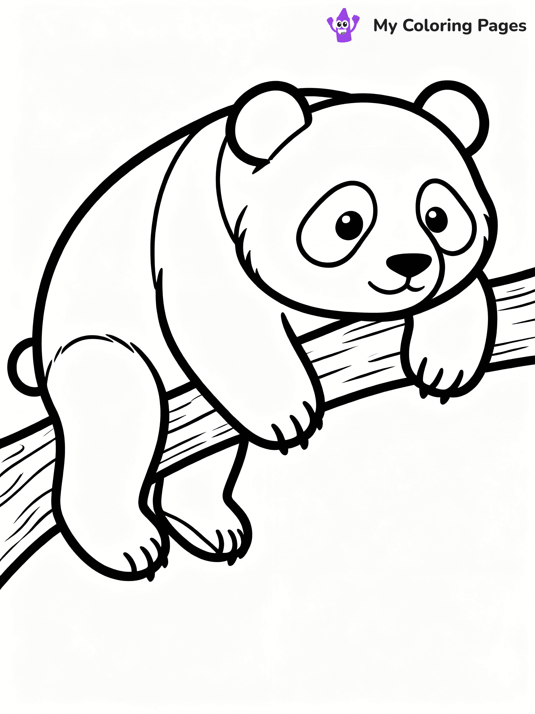 Panda Coloring Pages - 24
