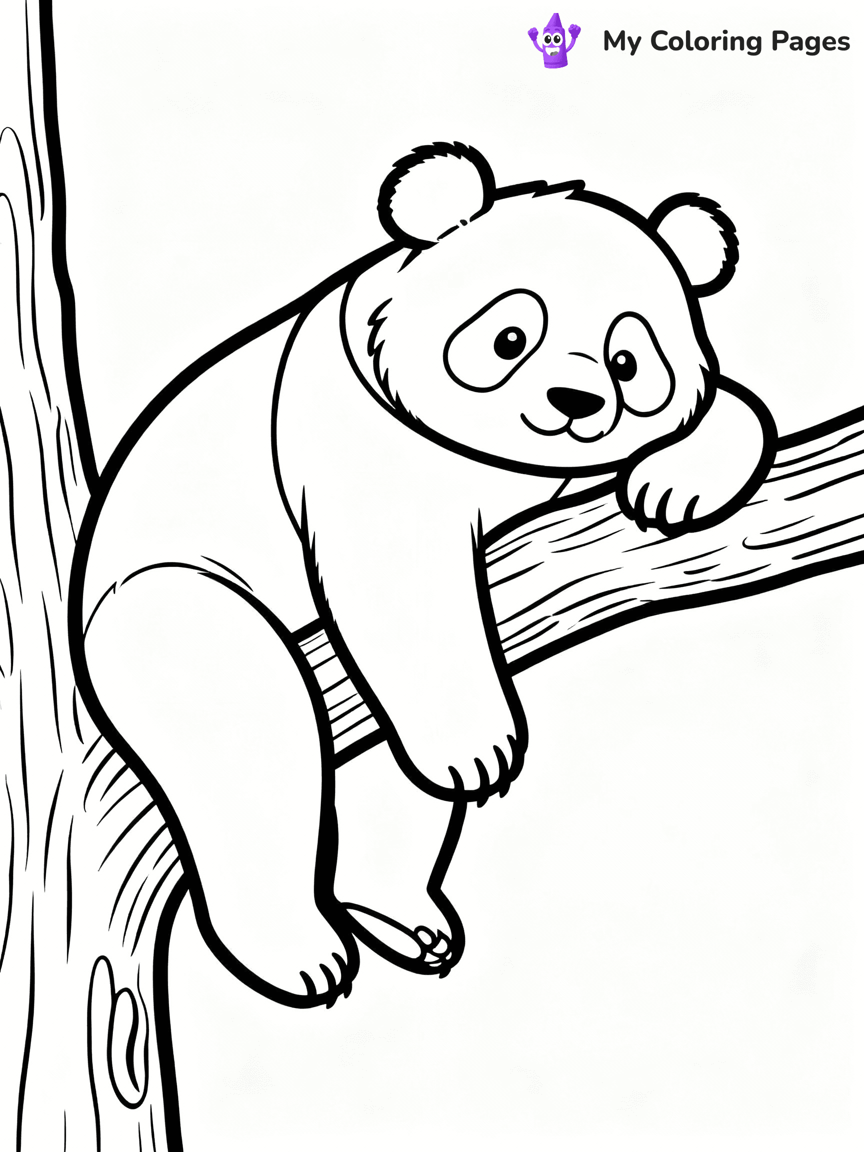 Panda Coloring Pages - 22
