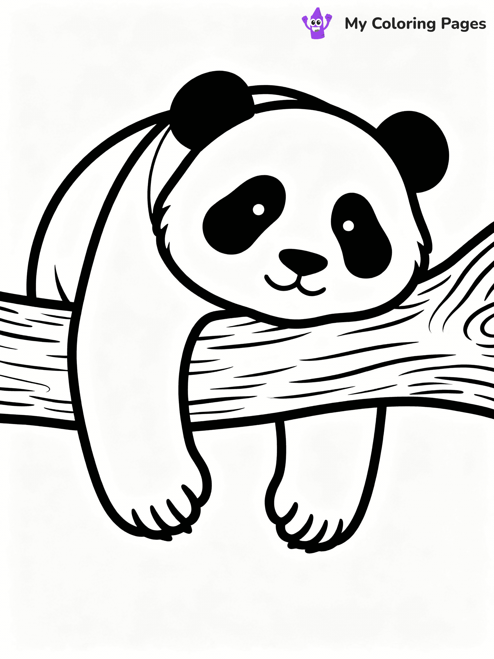 Panda Coloring Pages - 21