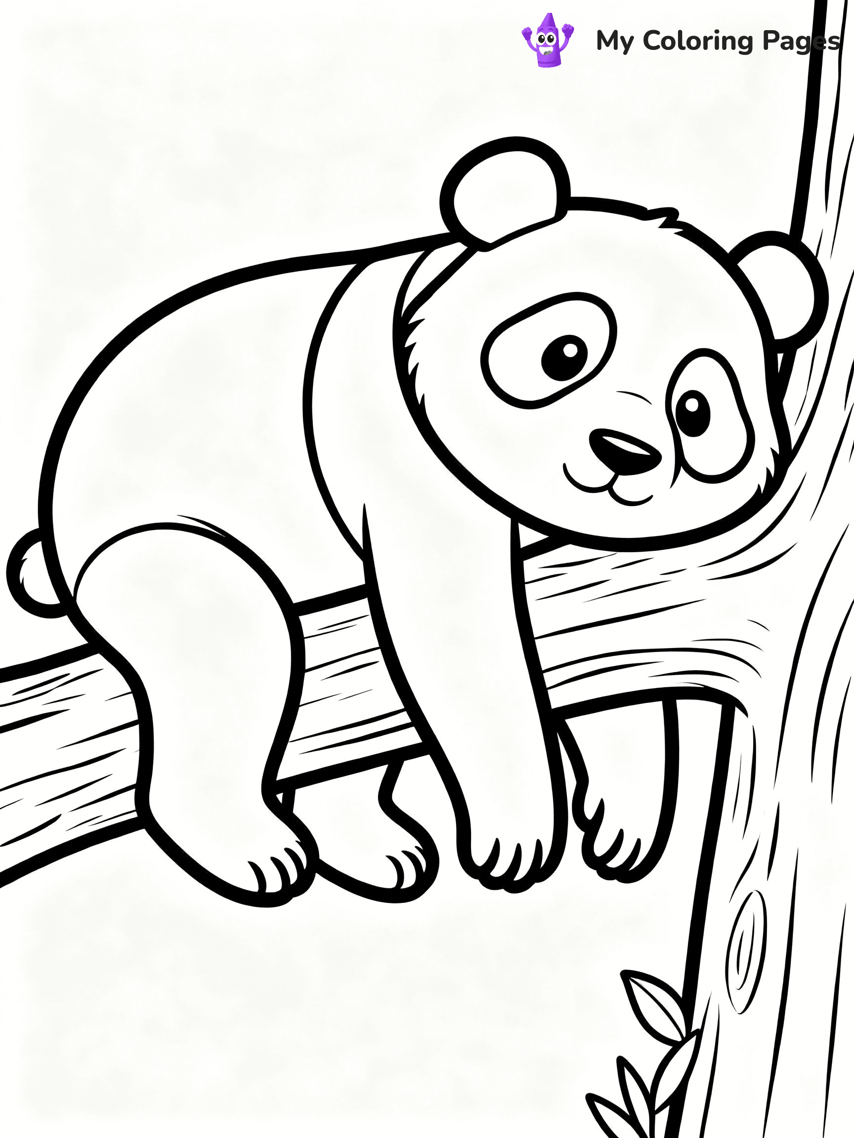 Panda Coloring Pages - 20