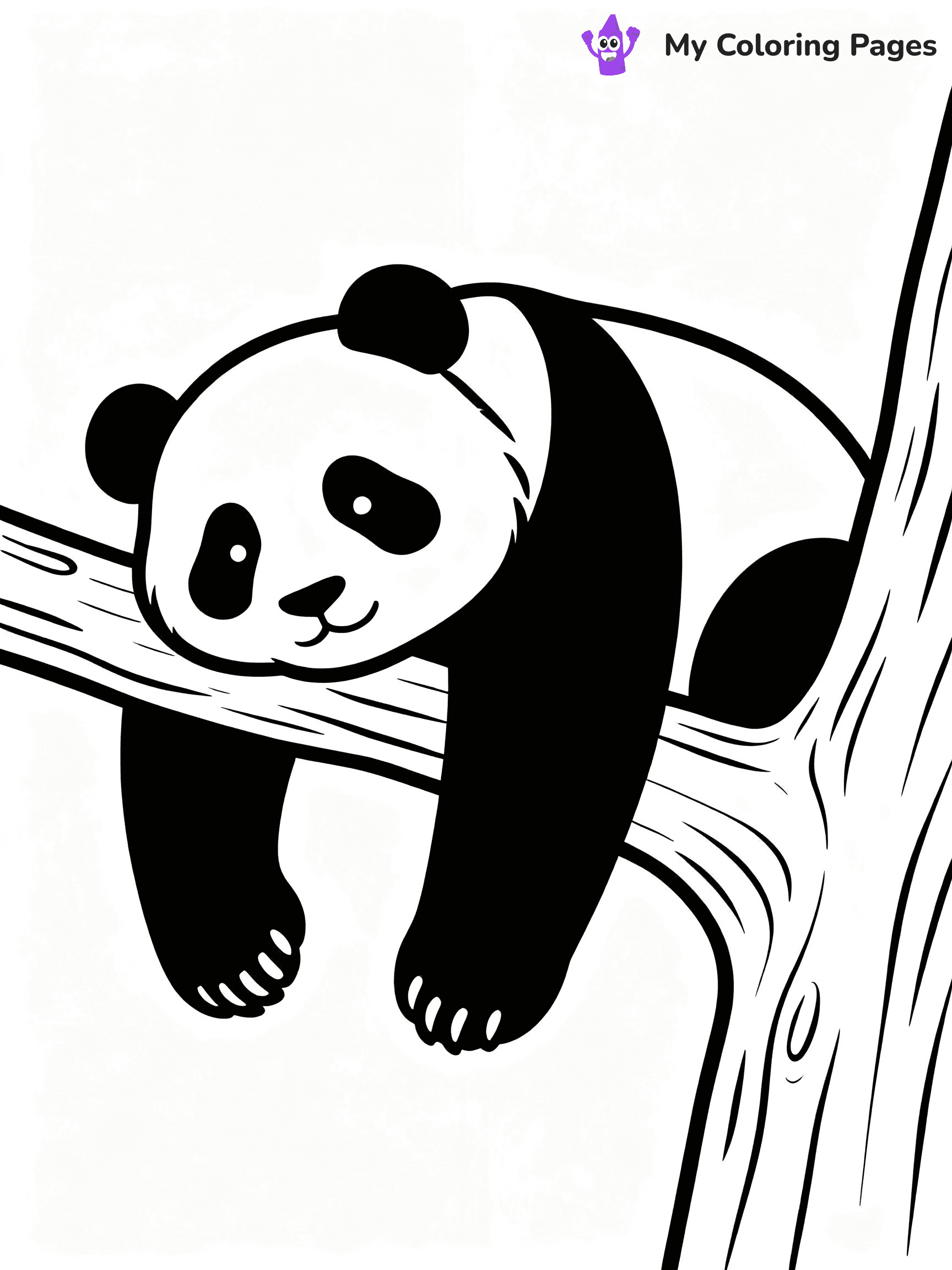 Panda Coloring Pages - 19
