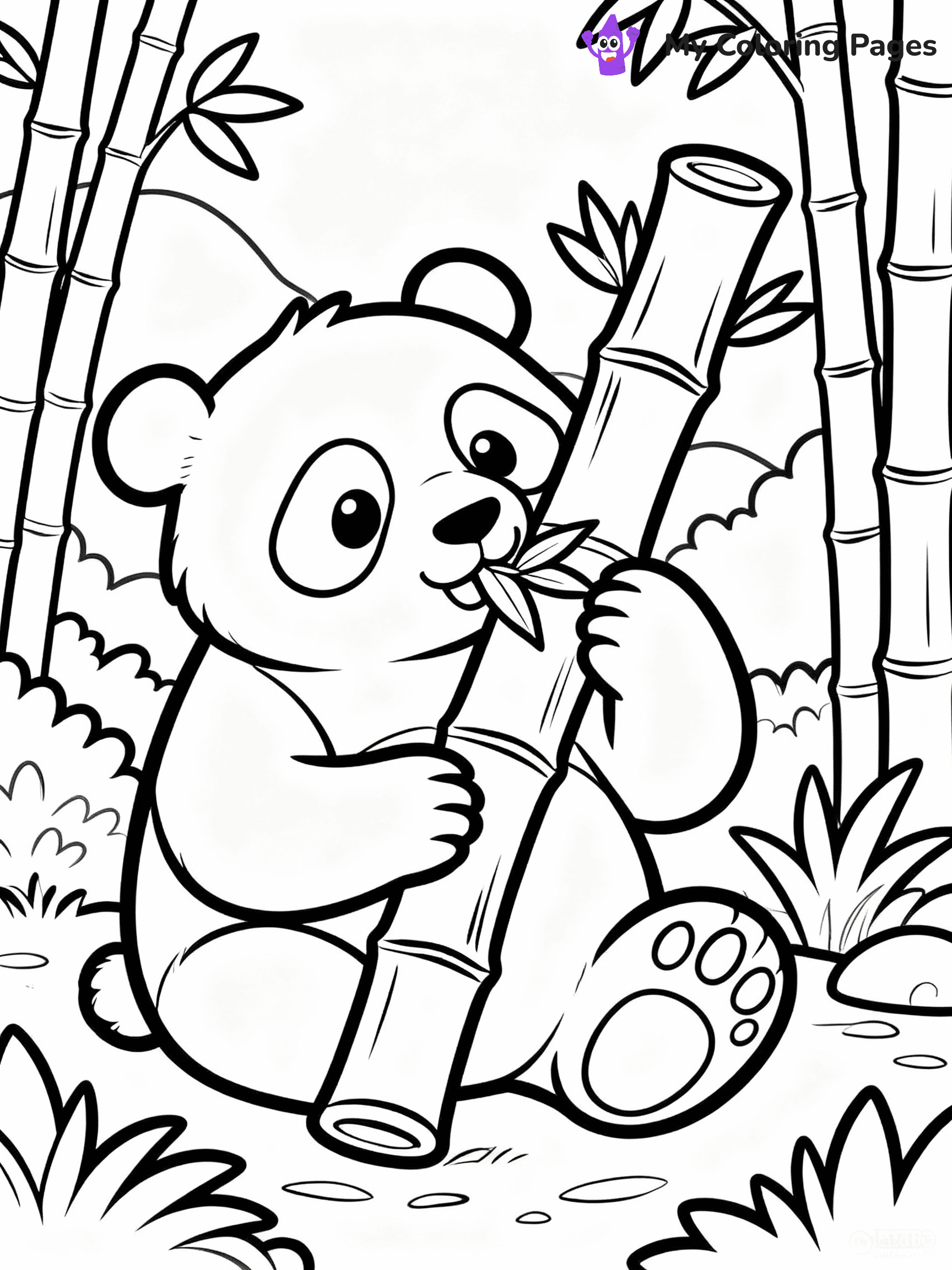 Panda Coloring Pages - 3