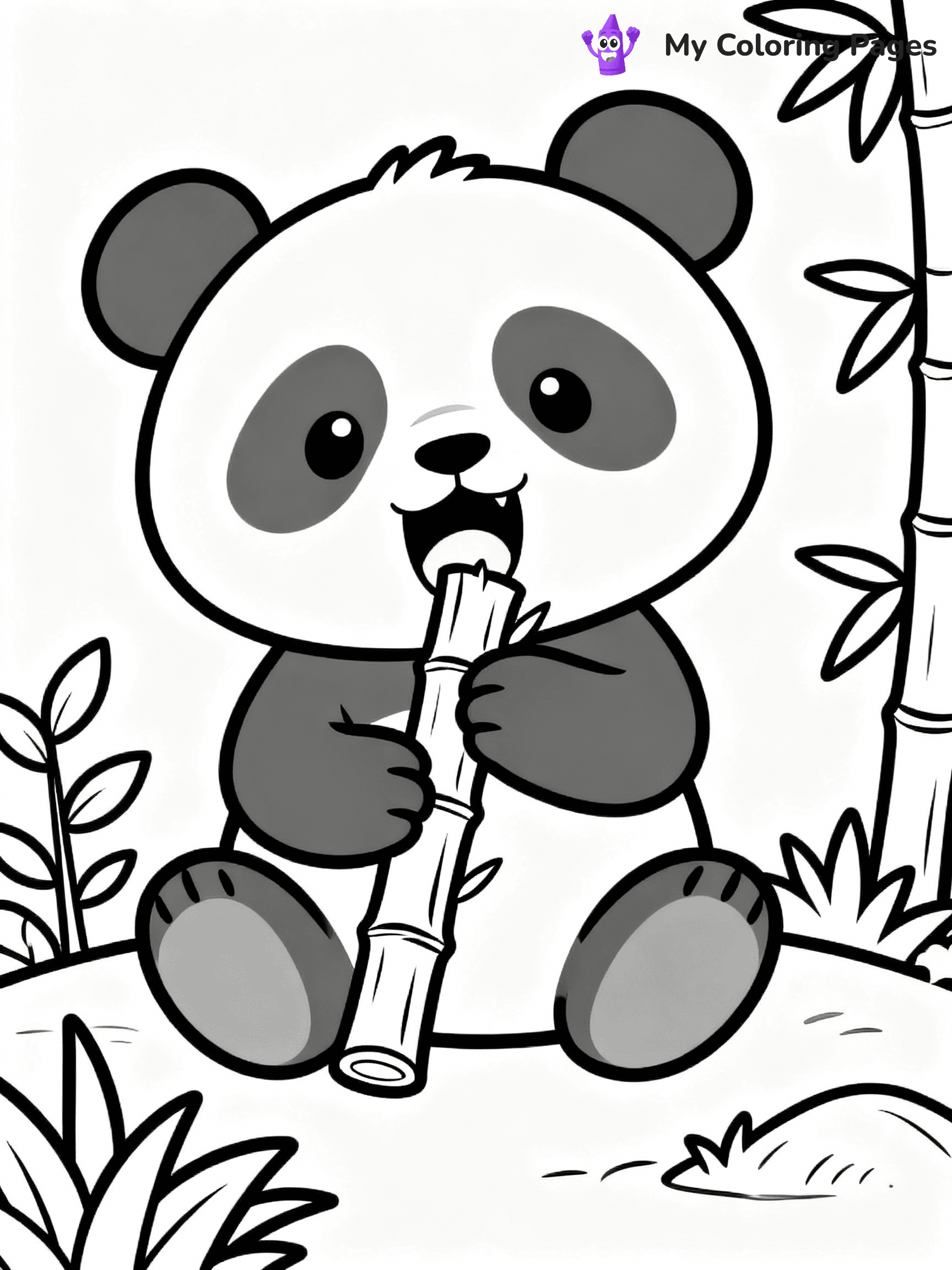 Panda Coloring Pages - 2