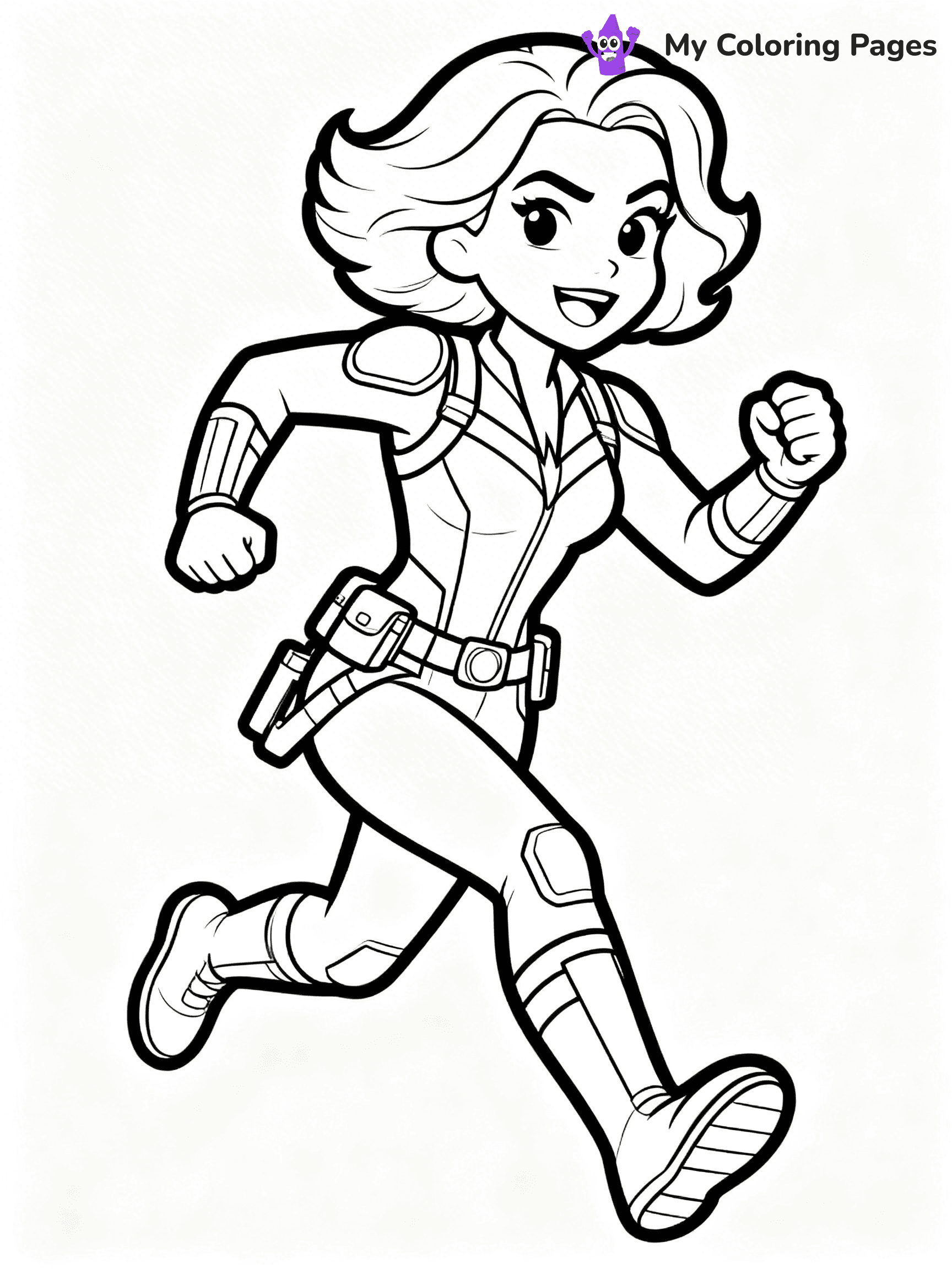 Black Widow Coloring Pages - 21