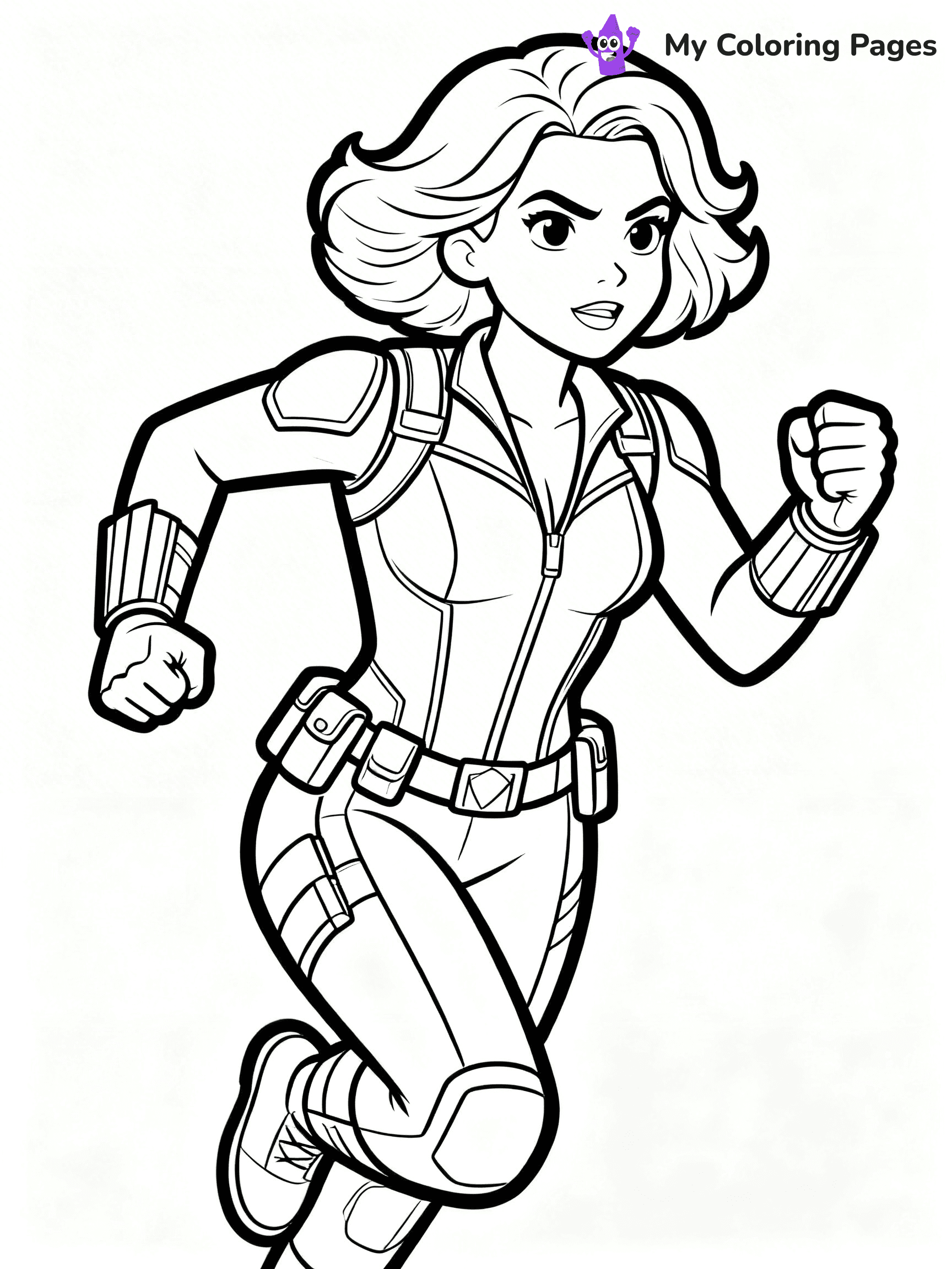 Black Widow Coloring Pages - 20