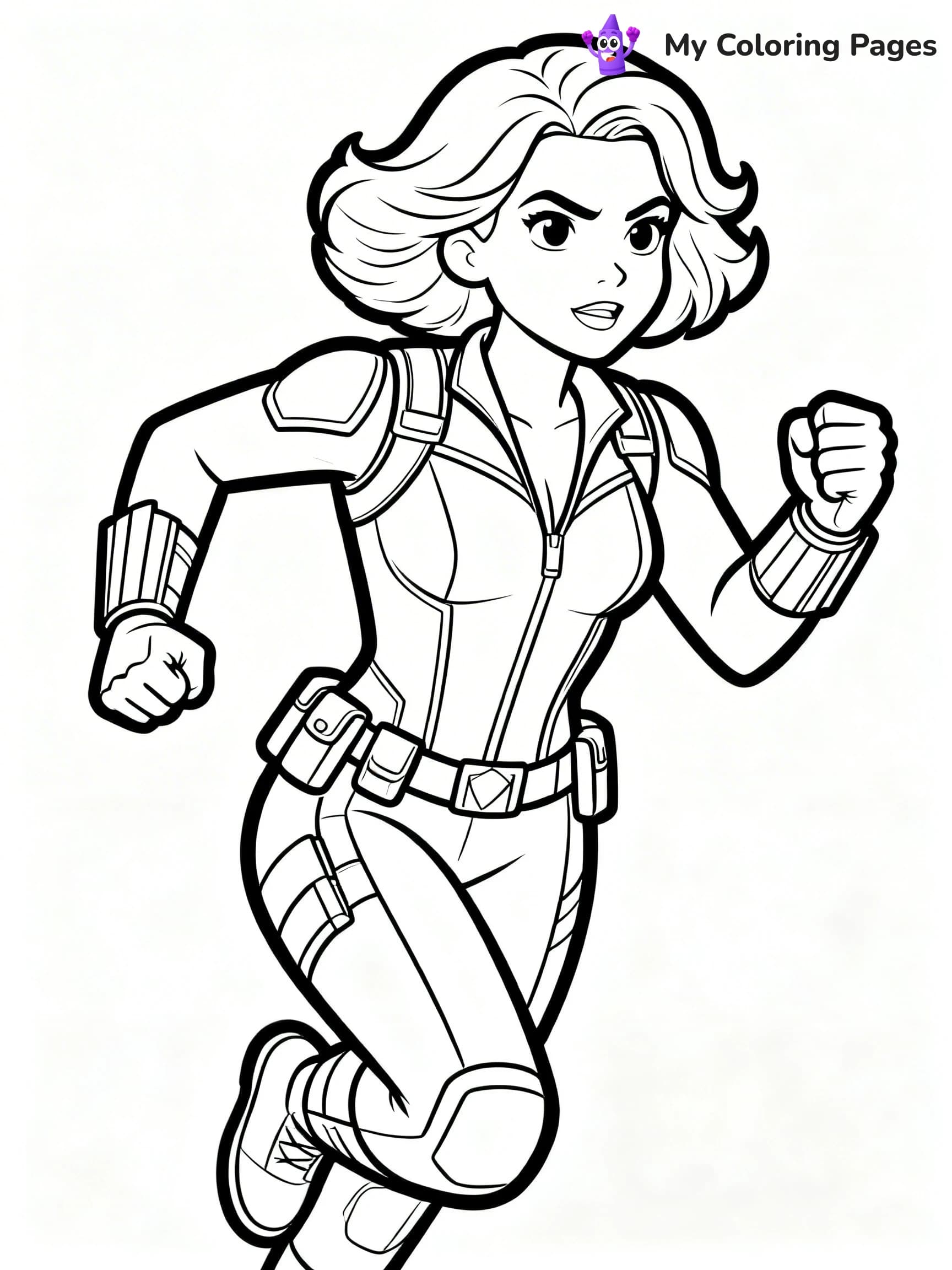 Black Widow Coloring Pages - 24