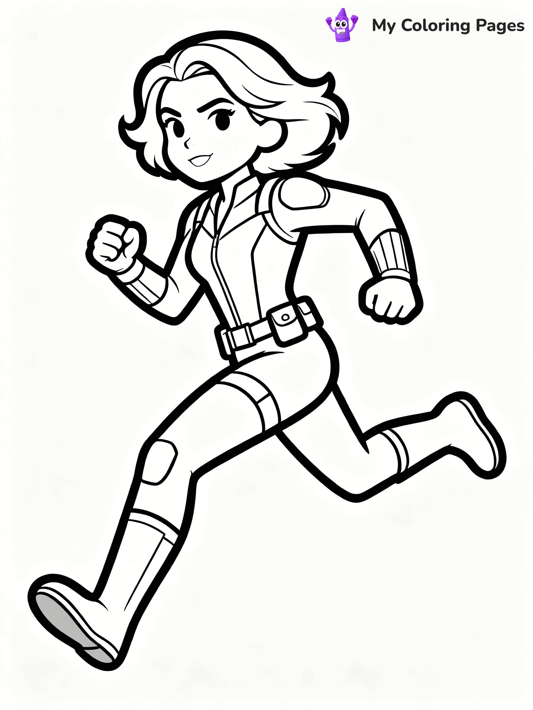 Black Widow Coloring Pages - 19