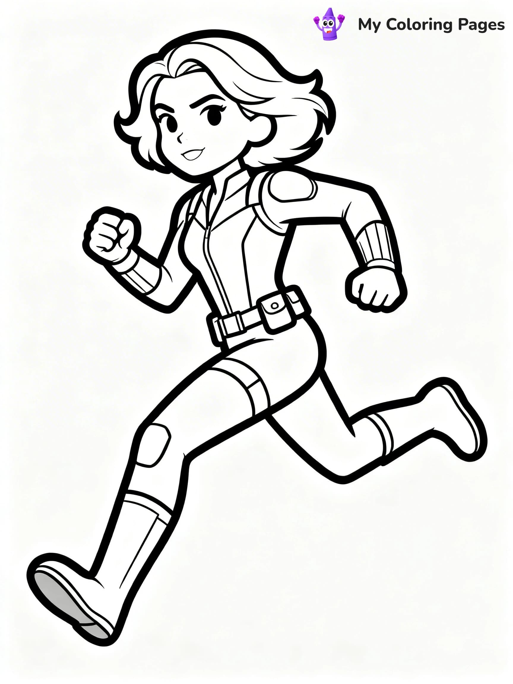 Black Widow Coloring Pages - 23