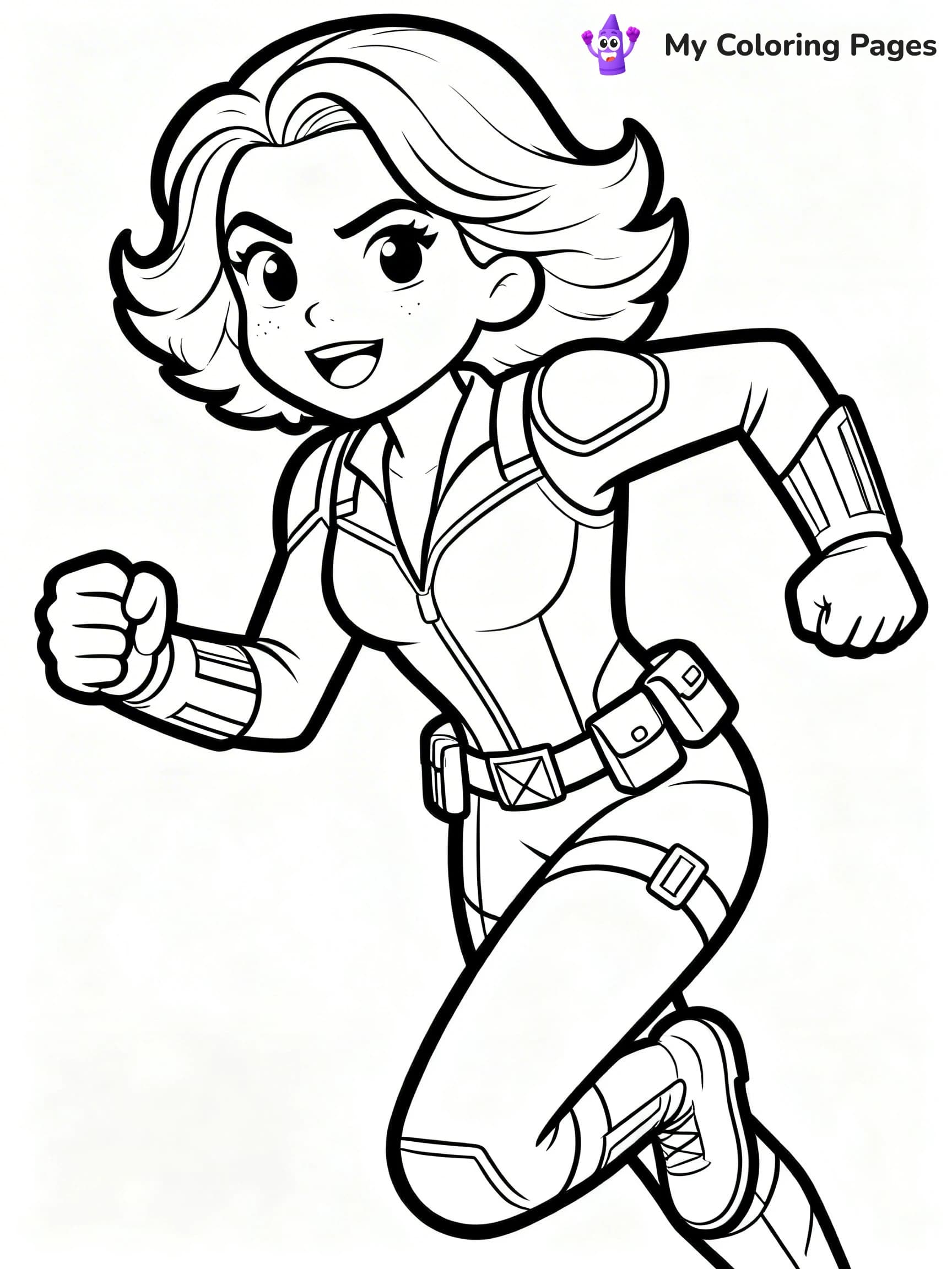Black Widow Coloring Pages - 22
