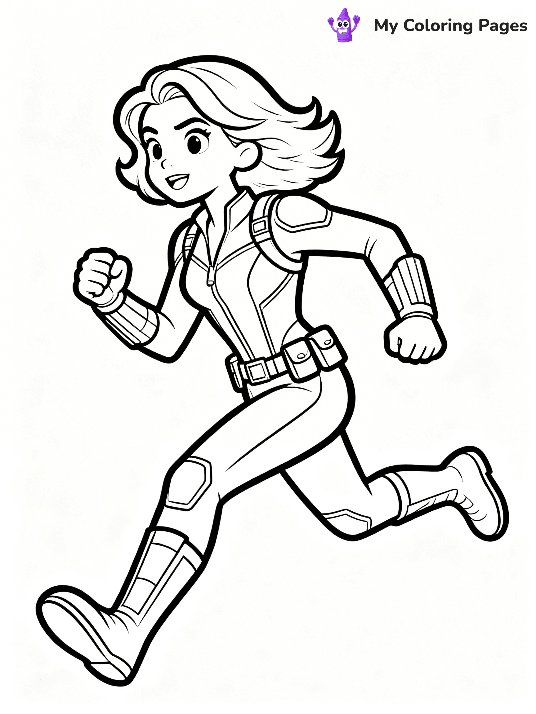 Black Widow Coloring Pages - 17