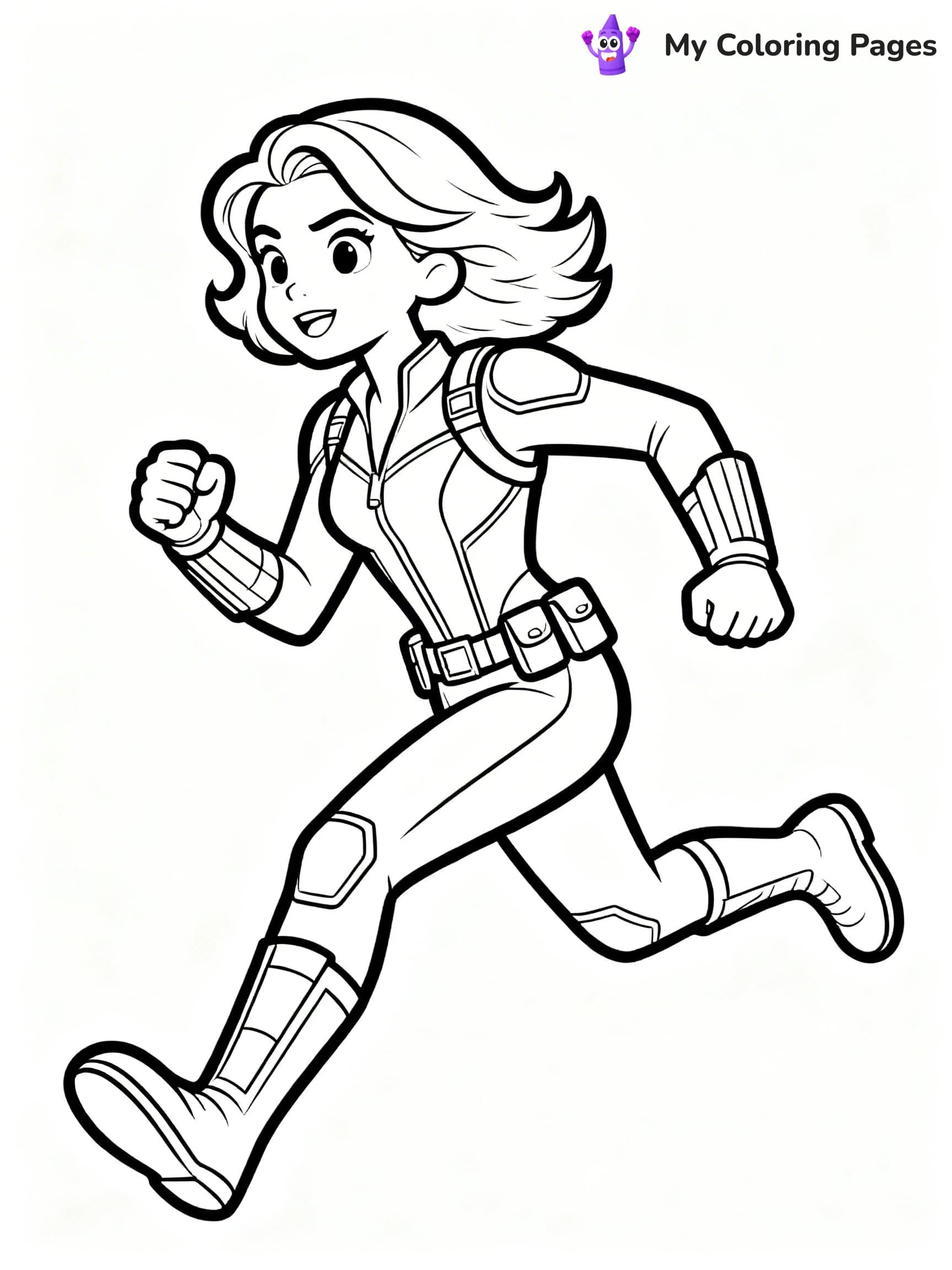 Black Widow Coloring Pages - 21