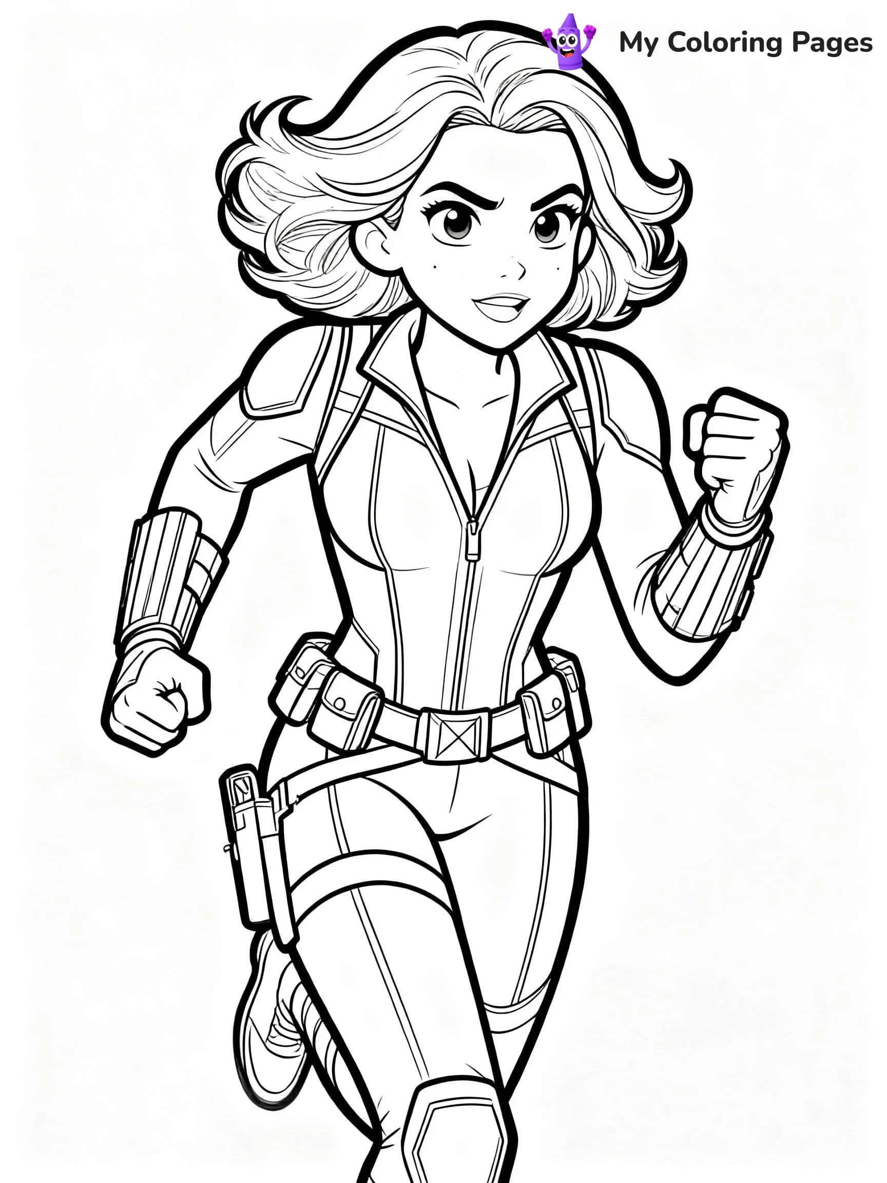 Black Widow Coloring Pages - 20