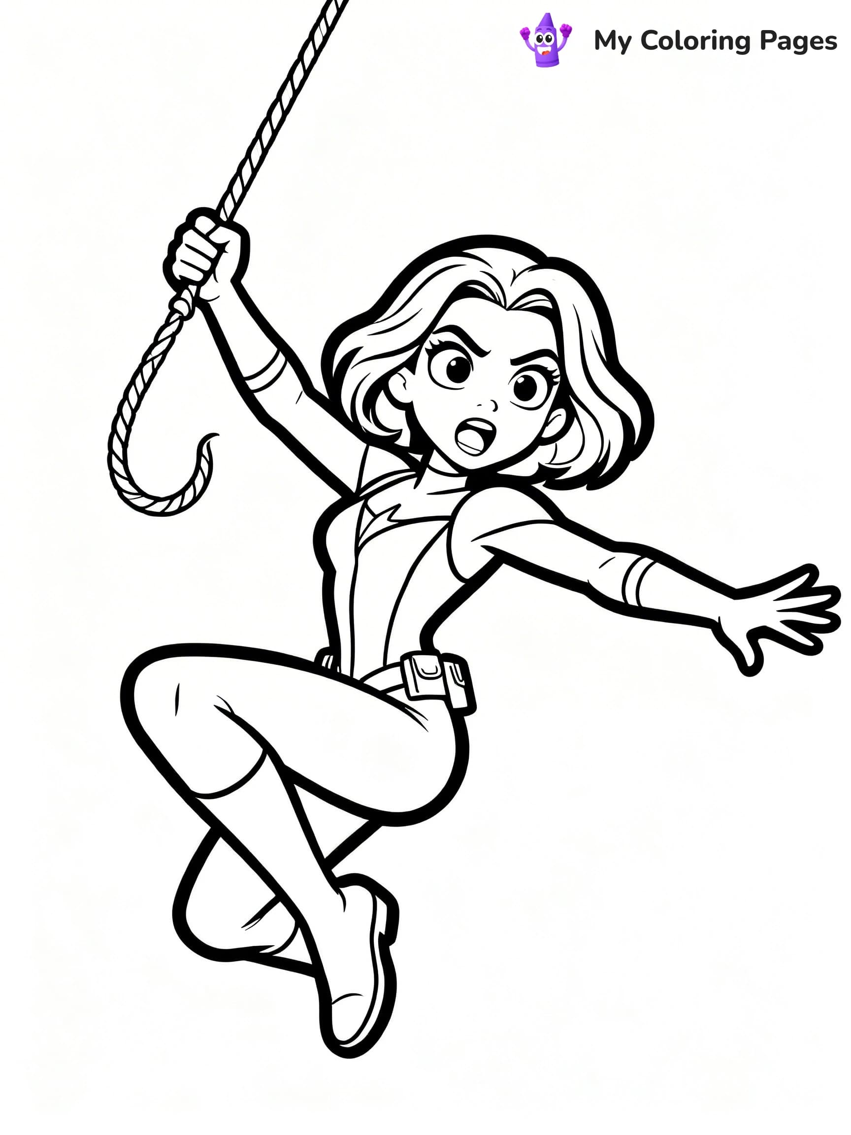 Black Widow Coloring Pages - 19