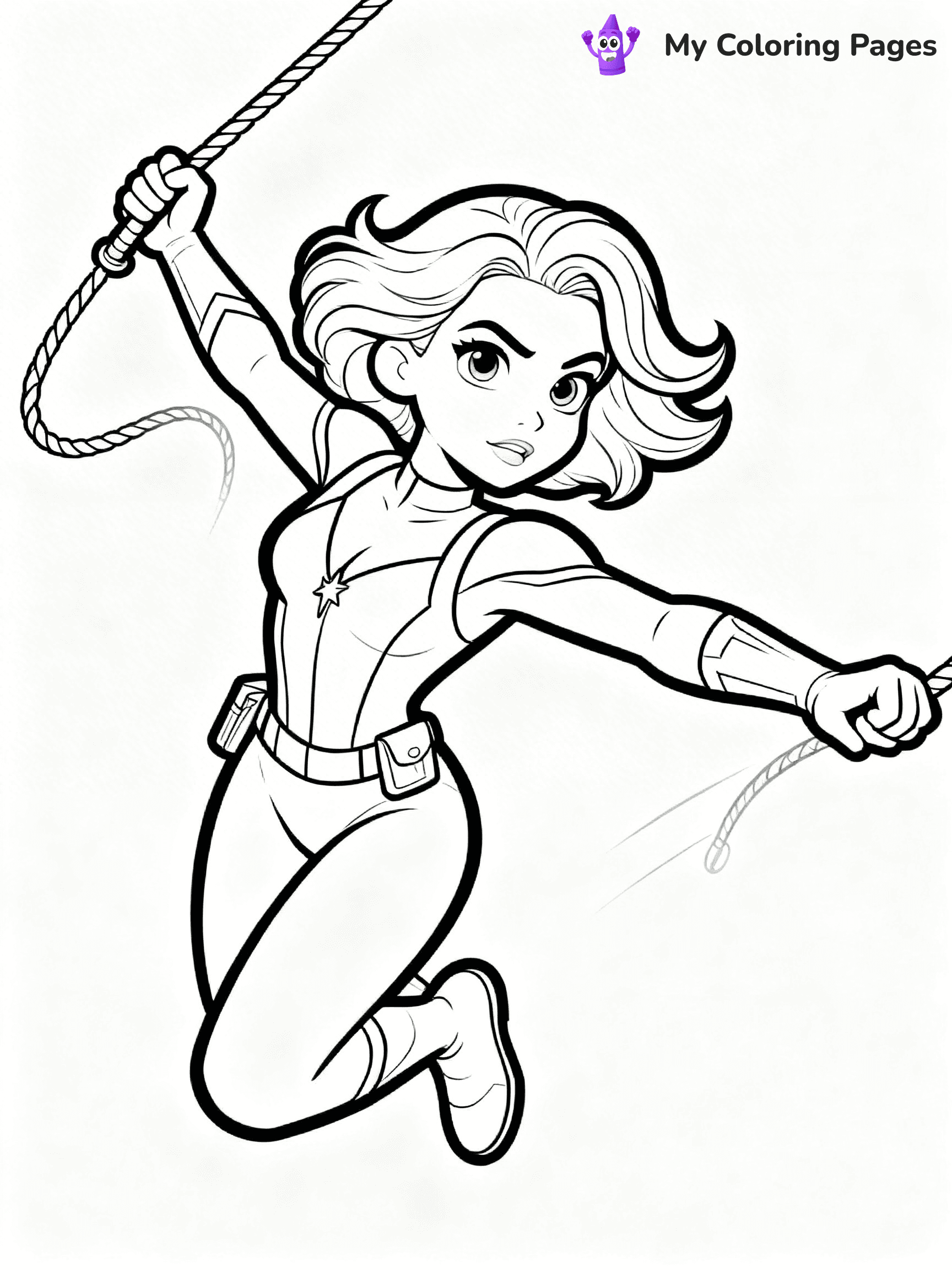 Black Widow Coloring Pages - 14